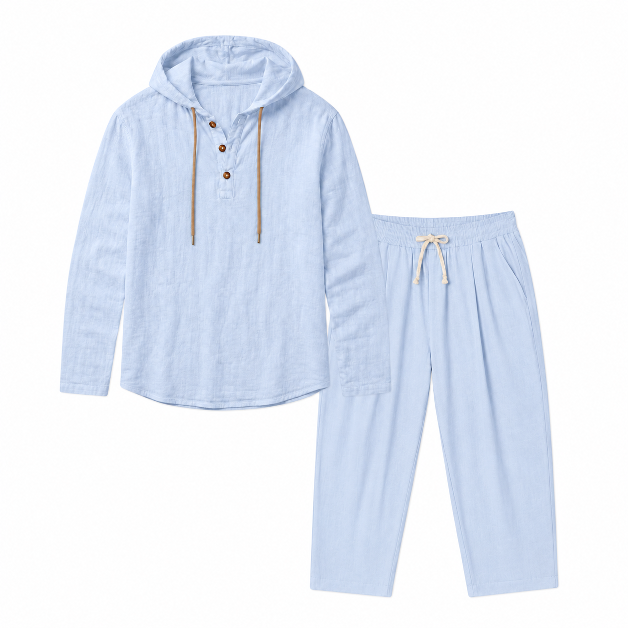 Barcelona Linen Henley Set