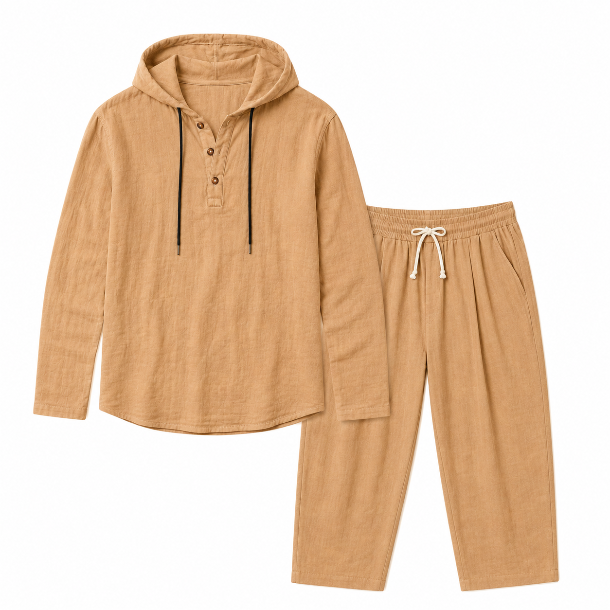 Barcelona Linen Henley Set