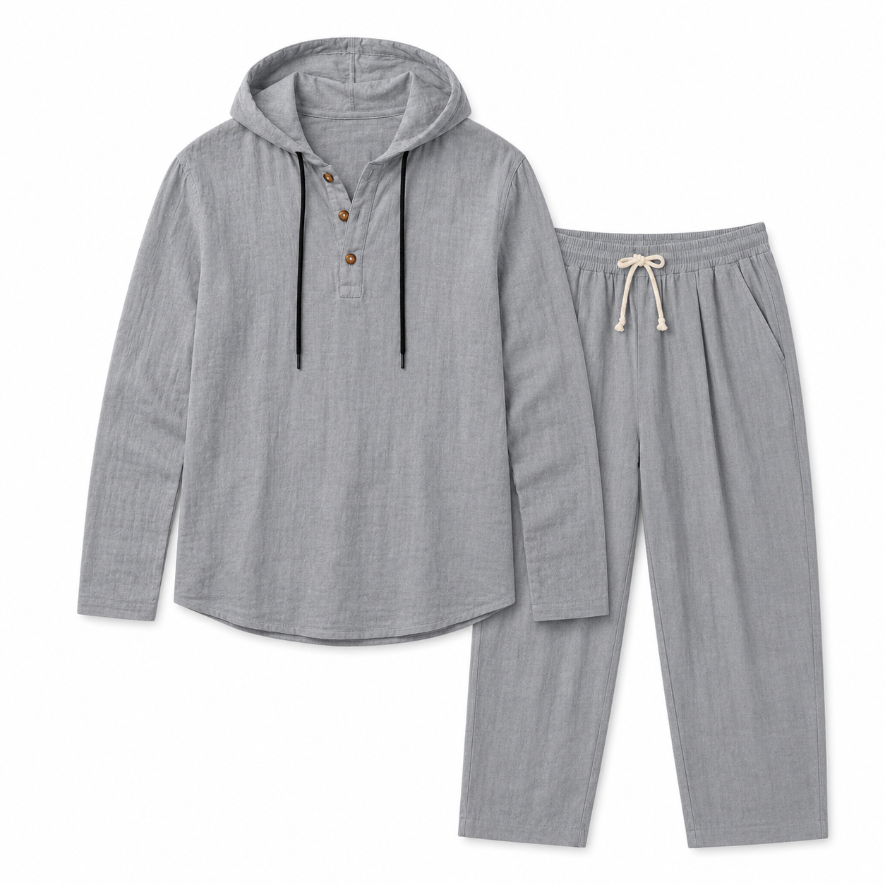 Barcelona Linen Henley Set