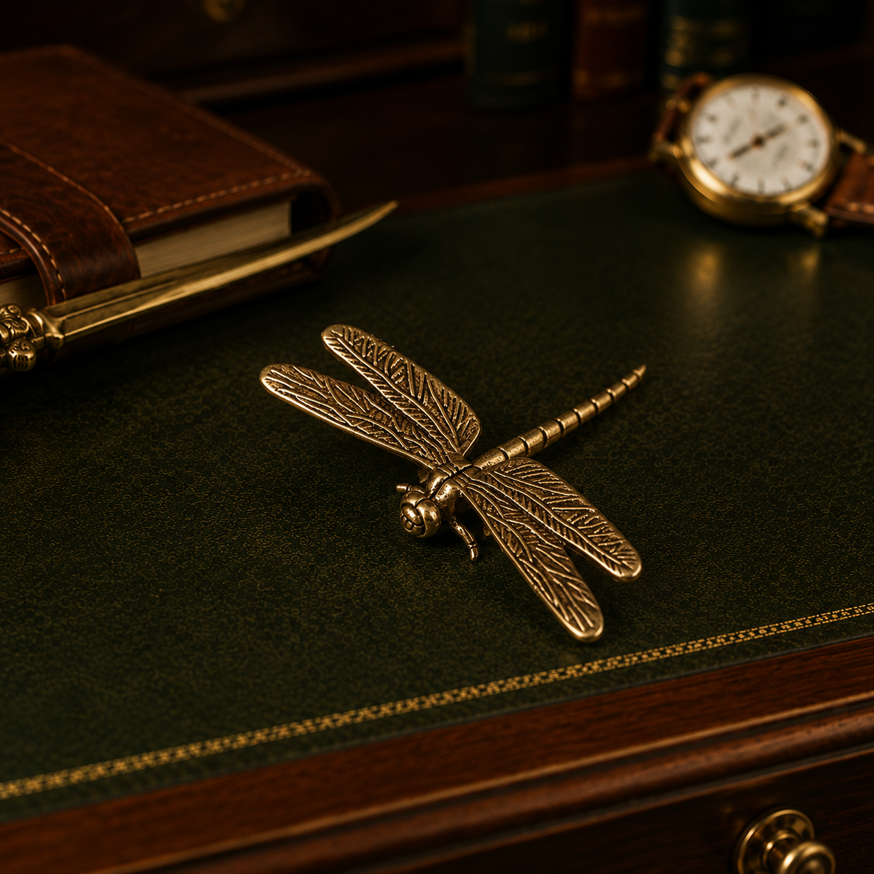 Vintage Dragonfly, Desktop Ornament