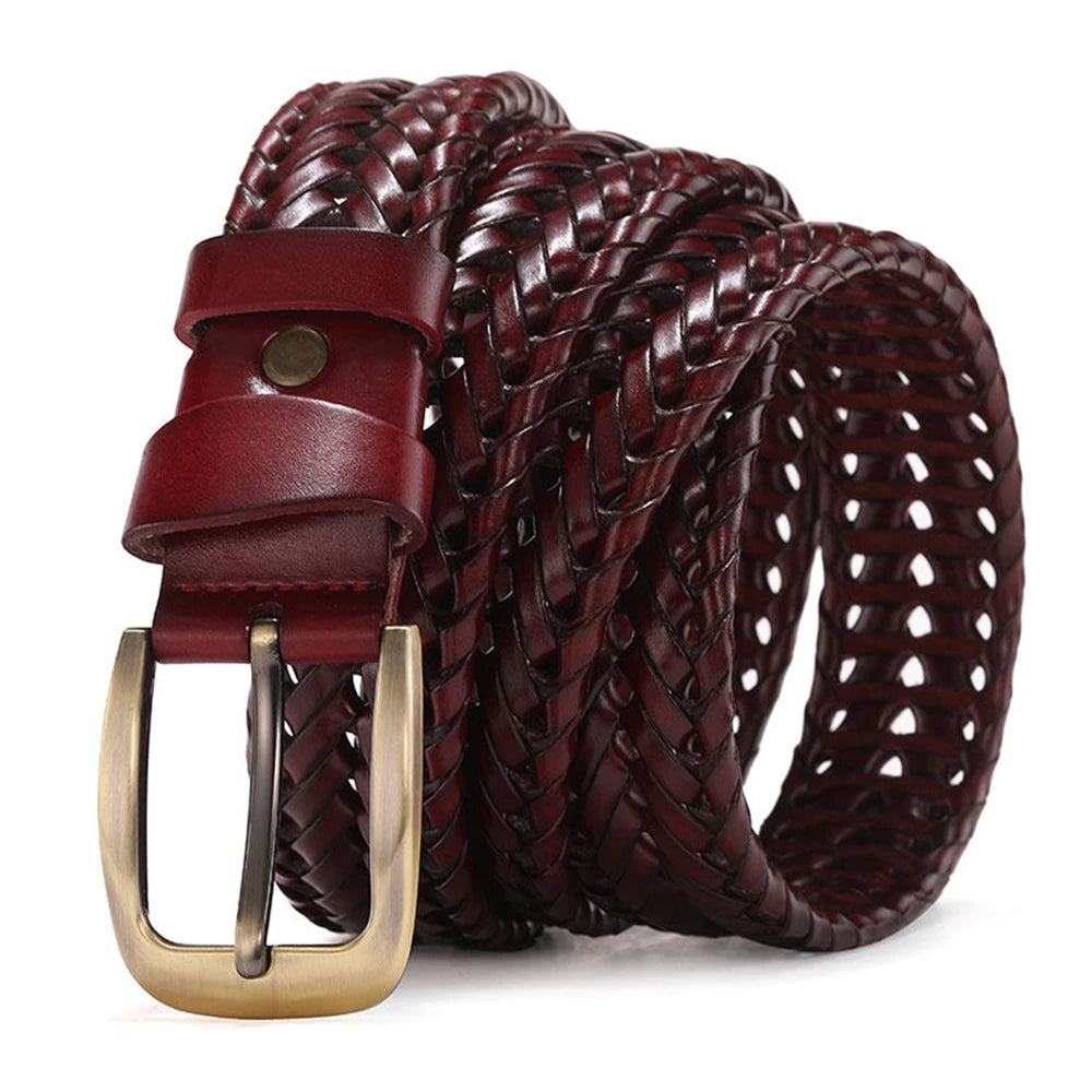 Bella Vista Woven Leather Belt