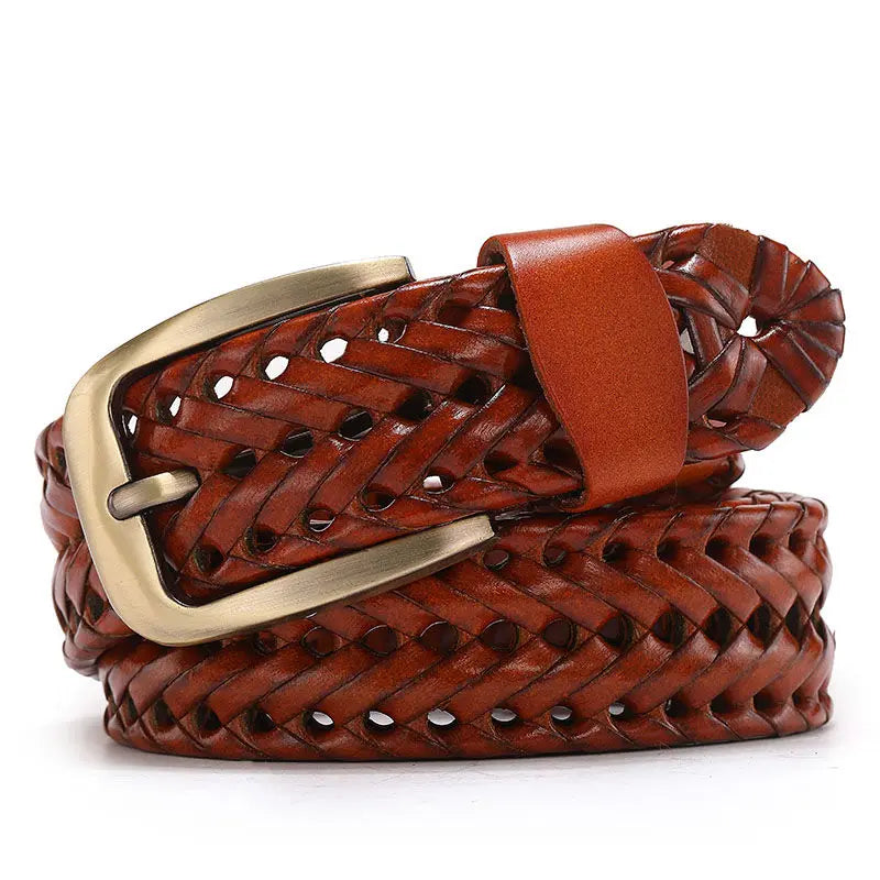 Bella Vista Woven Leather Belt