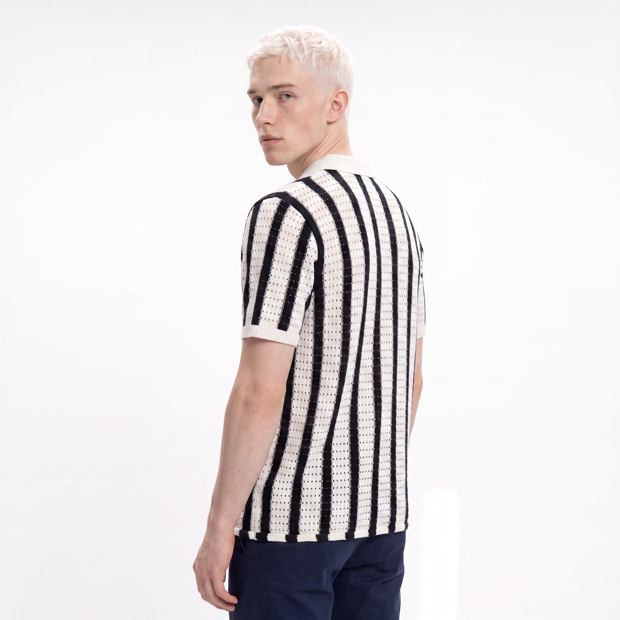 Palermo Knitted Button Down Polo