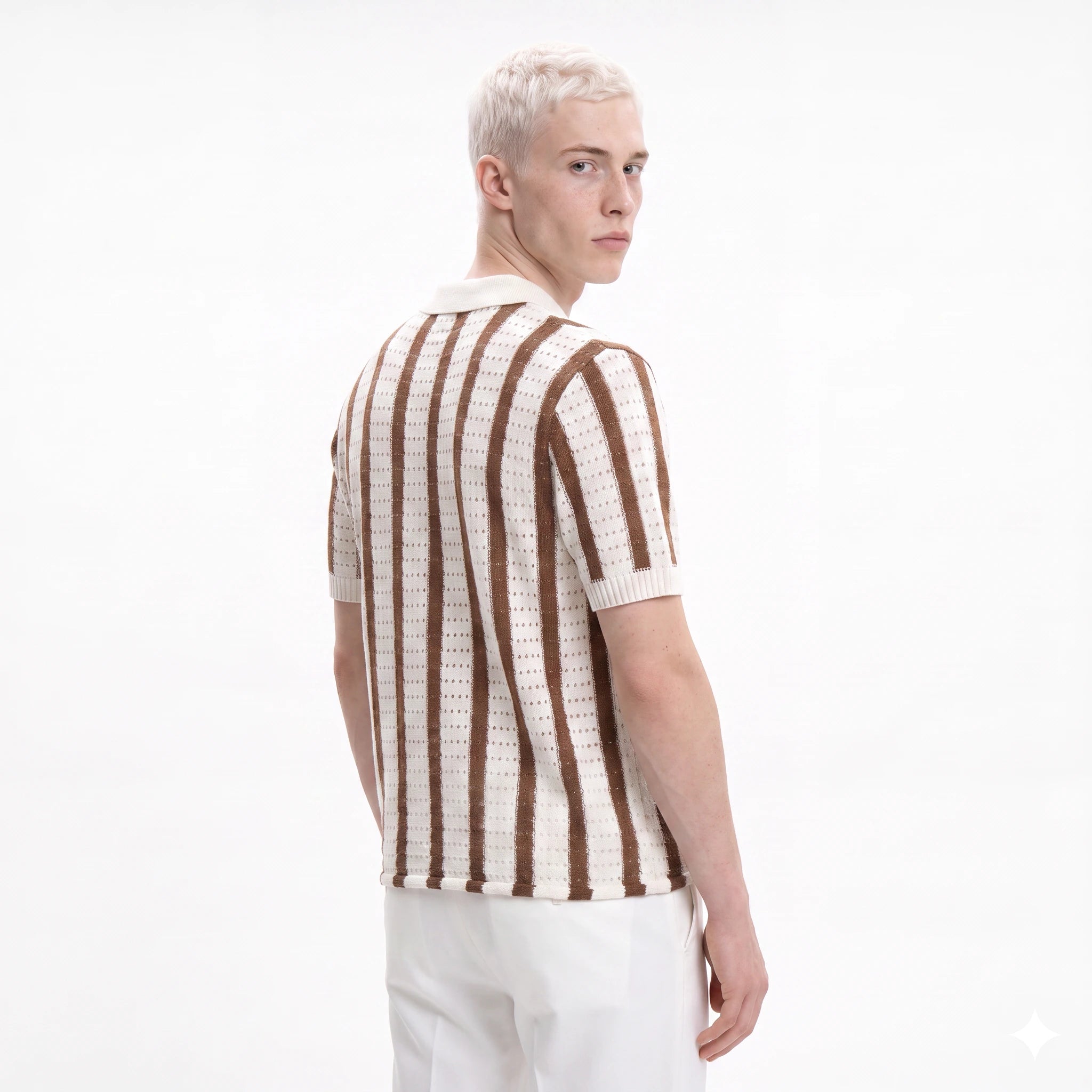 Palermo Knitted Button Down Polo