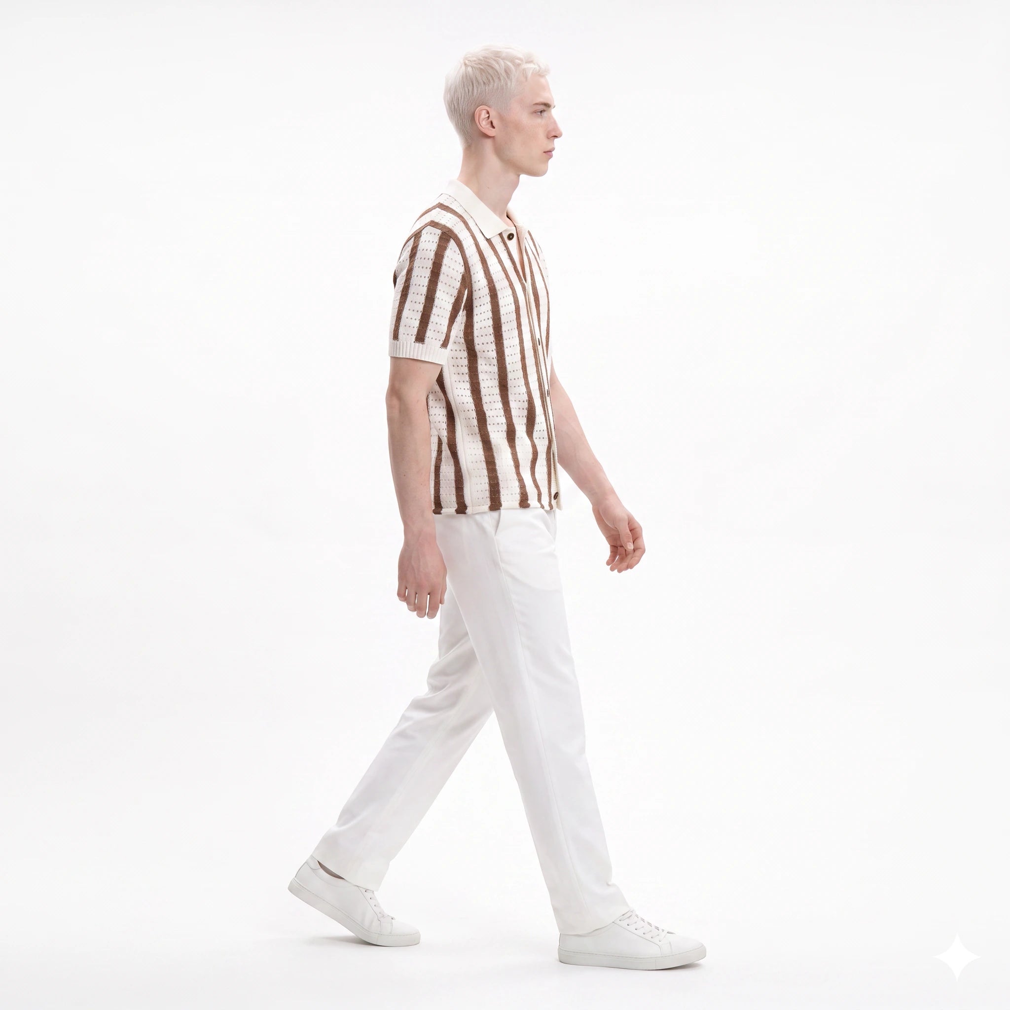 Palermo Knitted Button Down Polo