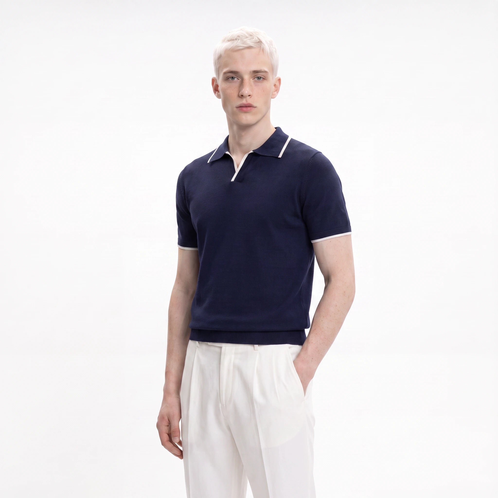 Newport Knitted Polo
