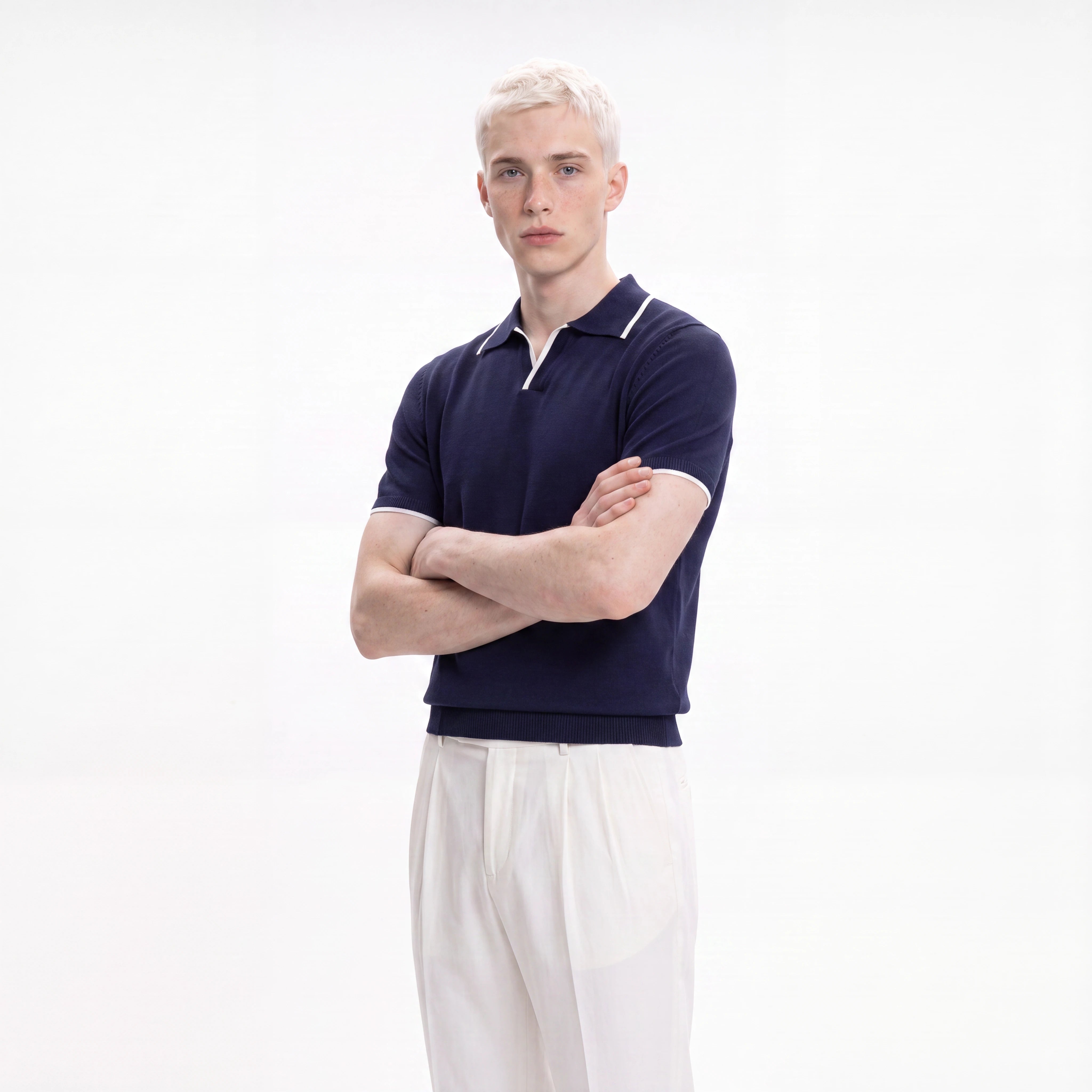 Newport Knitted Polo
