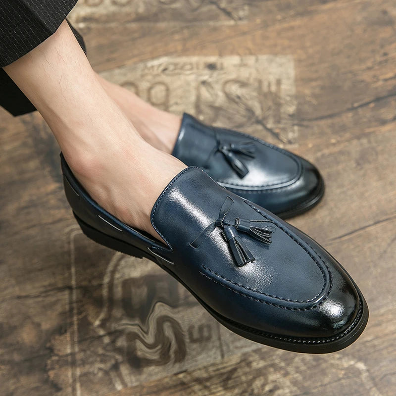 Nocta Patent Leather Tassel Loafer