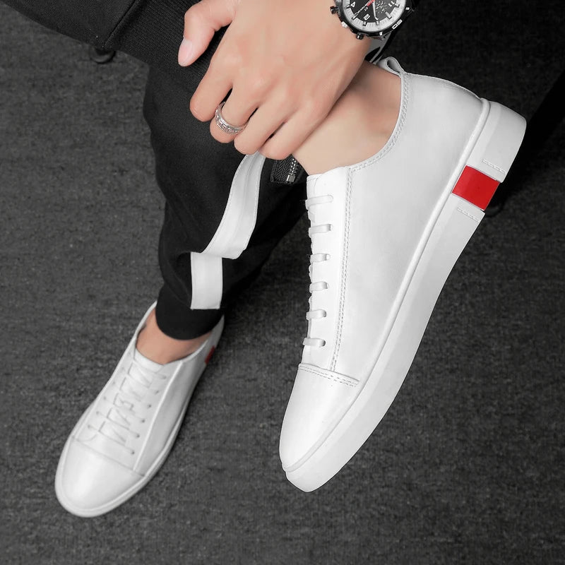 Garros Mens Leather Day Sneaker