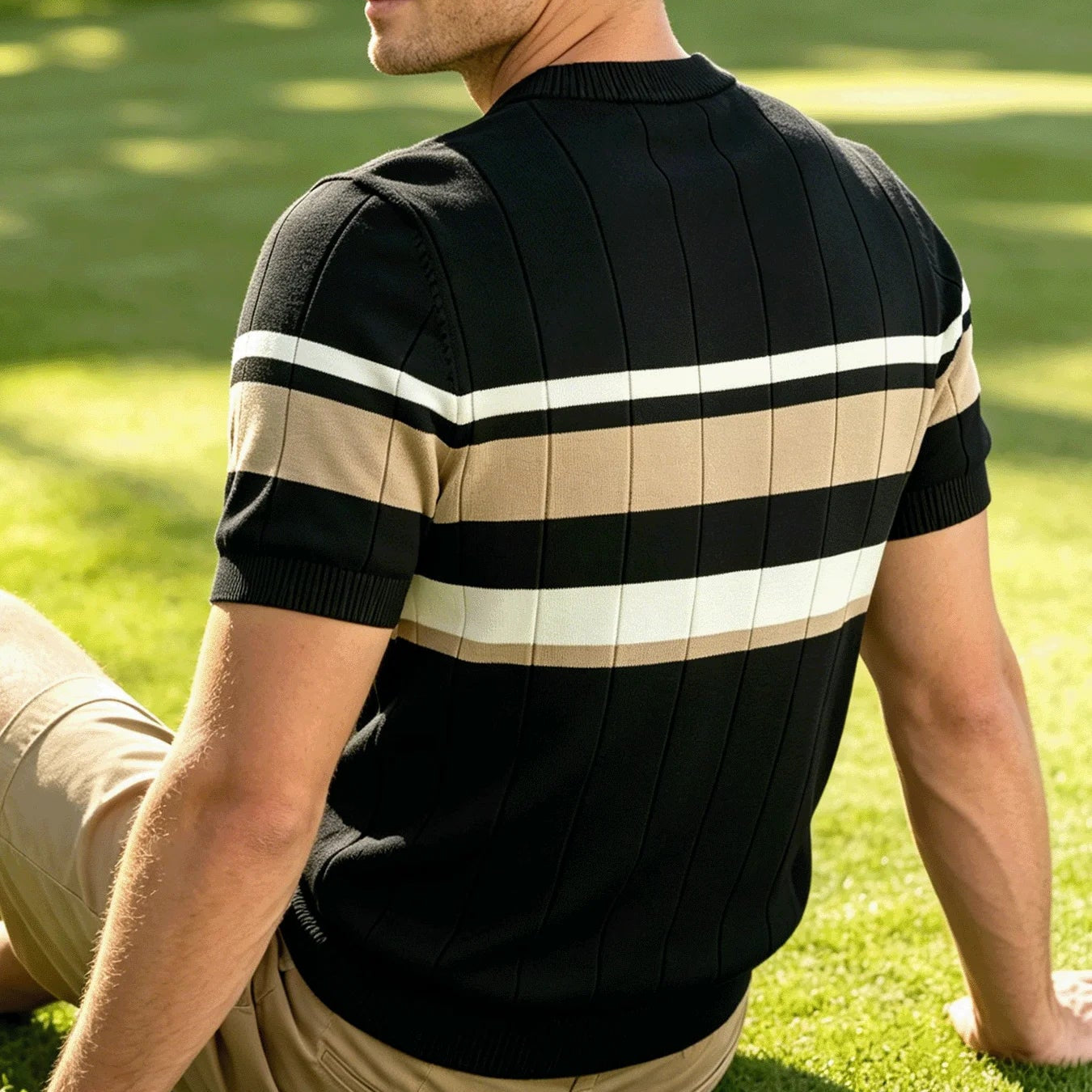 Tarragano Knitted Crew Neck Top