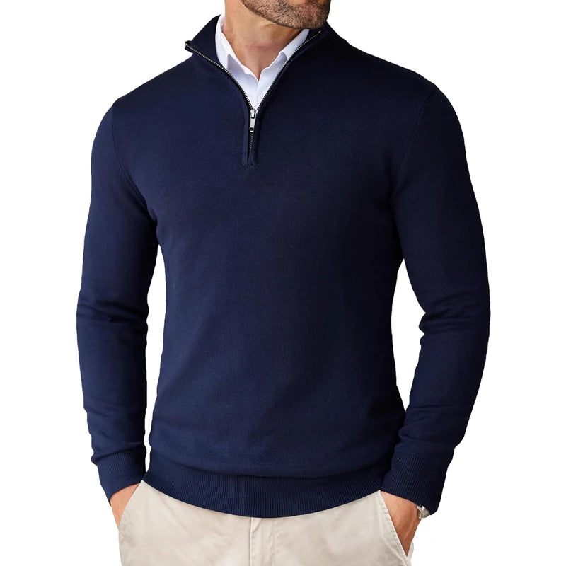 Palm Cove Quarter Zip Knitted Sweater