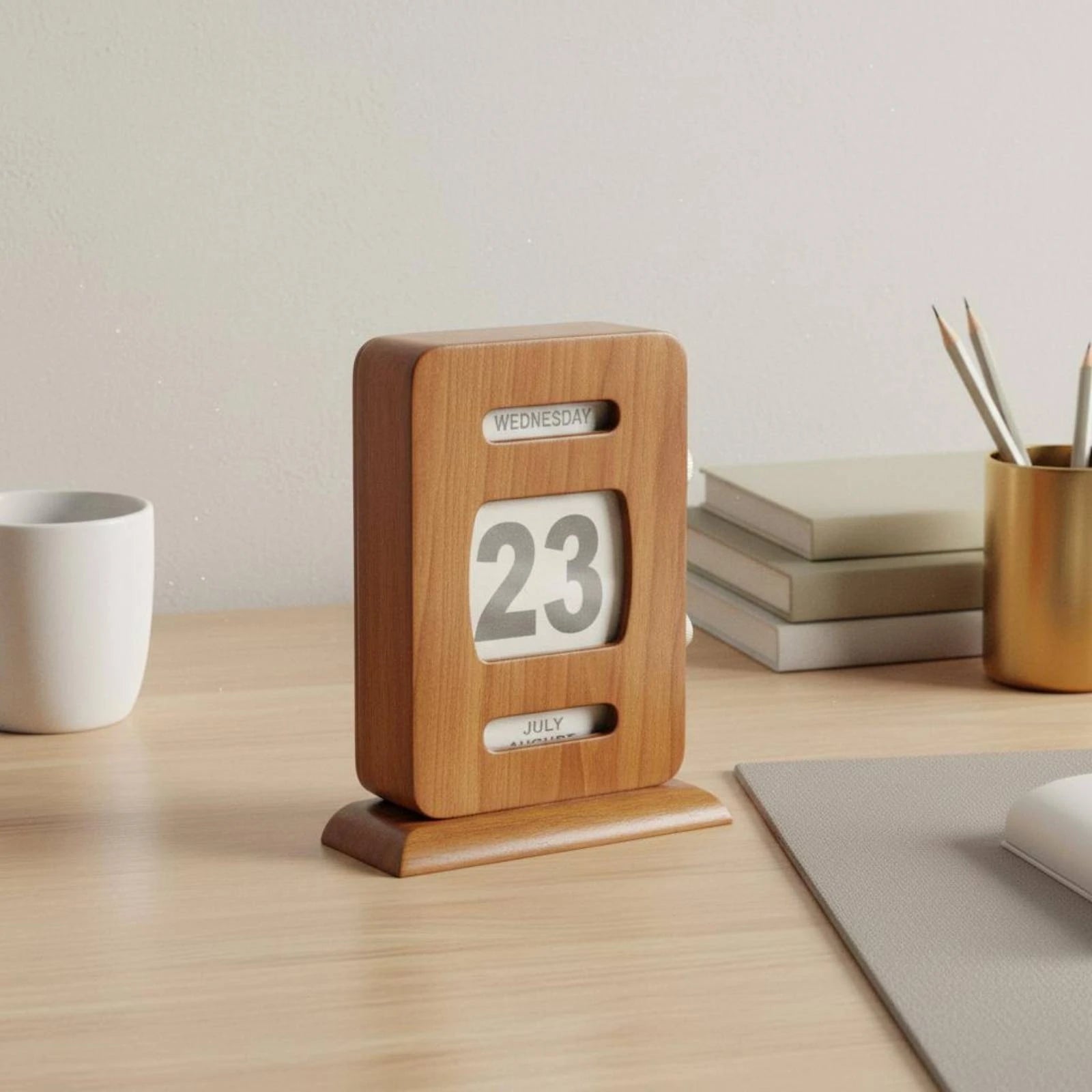 Perpetual Date Desk Calendar