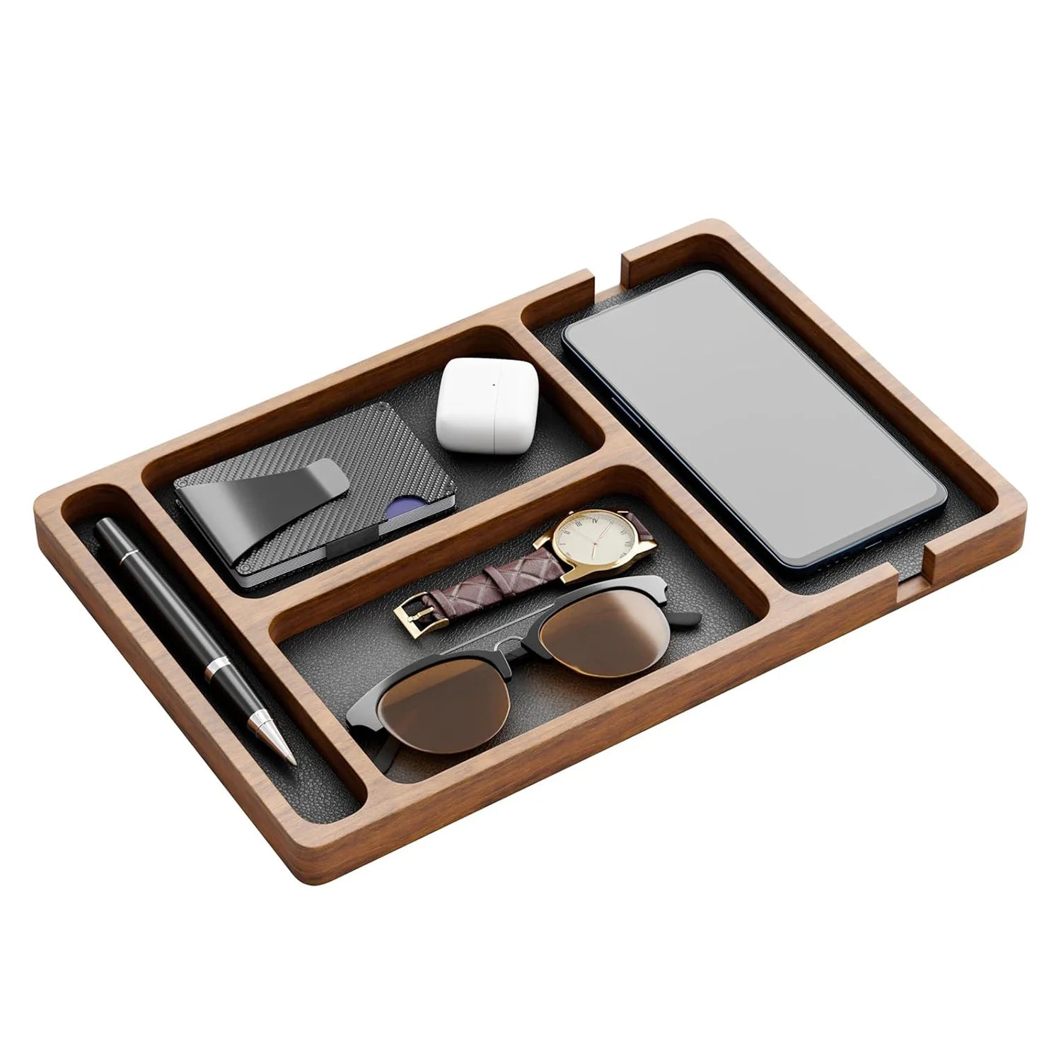Wooden Valat Organizer Tray