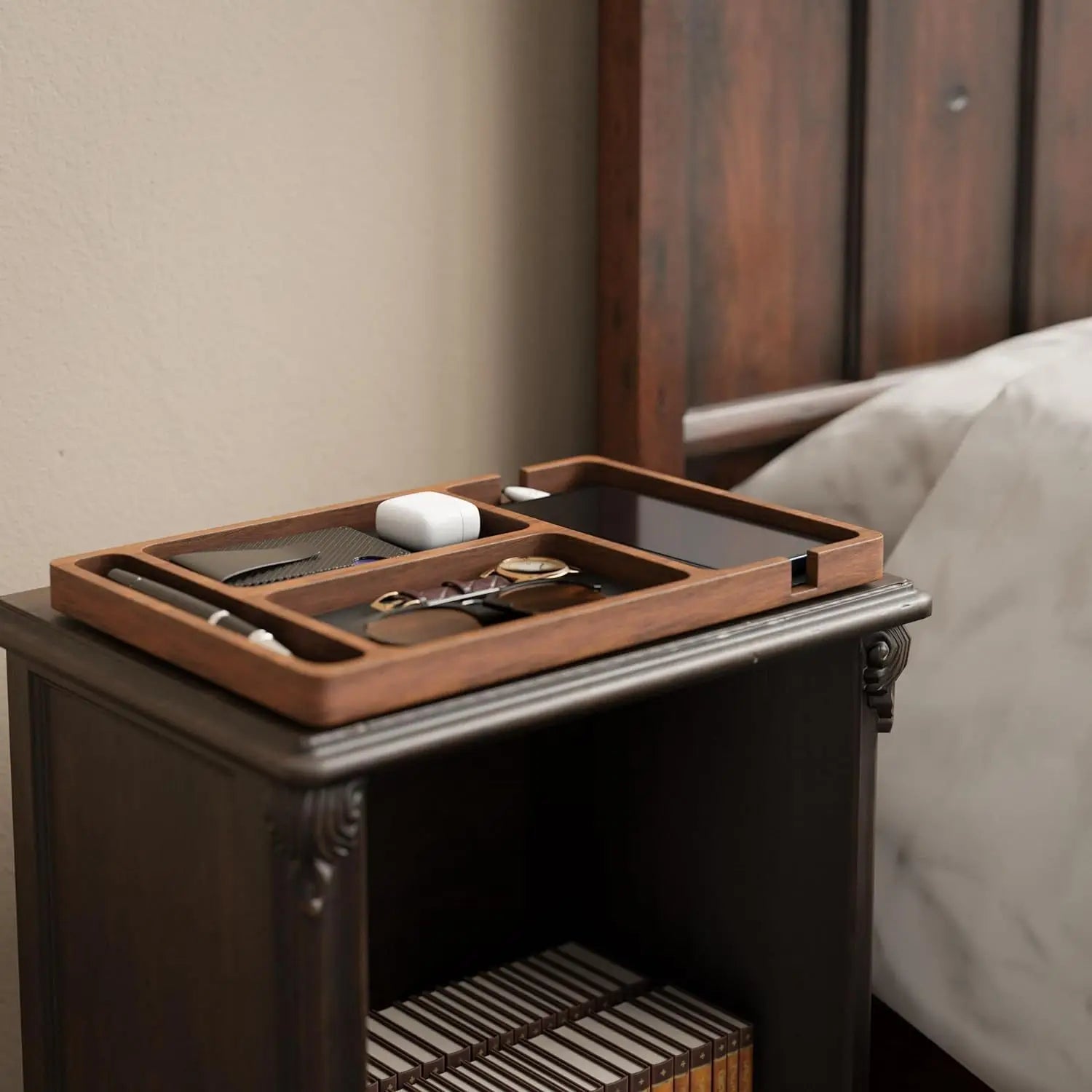 Wooden Valat Organizer Tray
