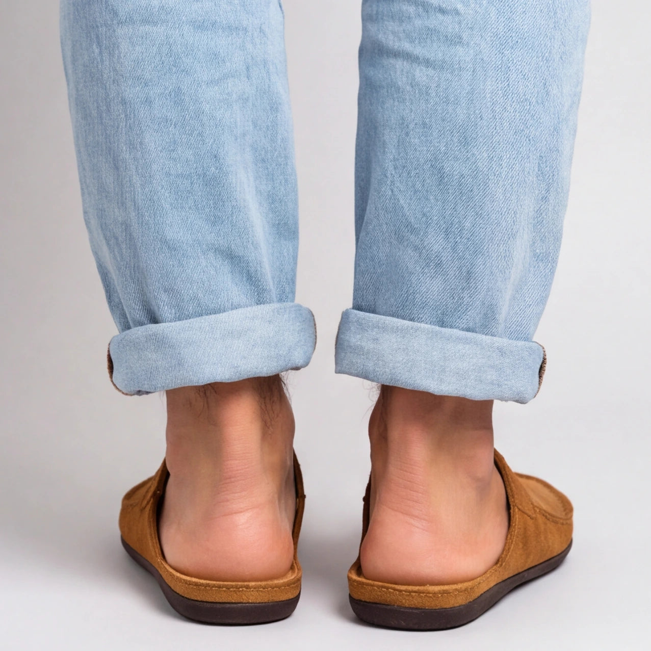 Lission Lambskin Leather Slippers