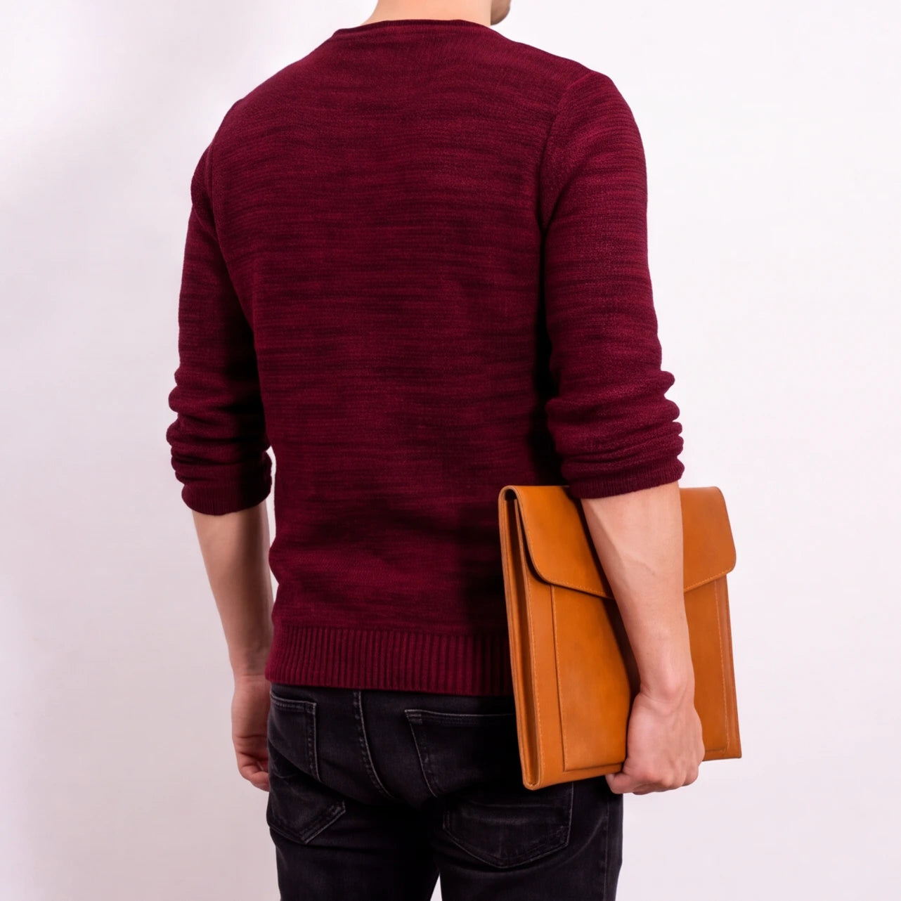 Lekkie Leather Double-Layer Carry All