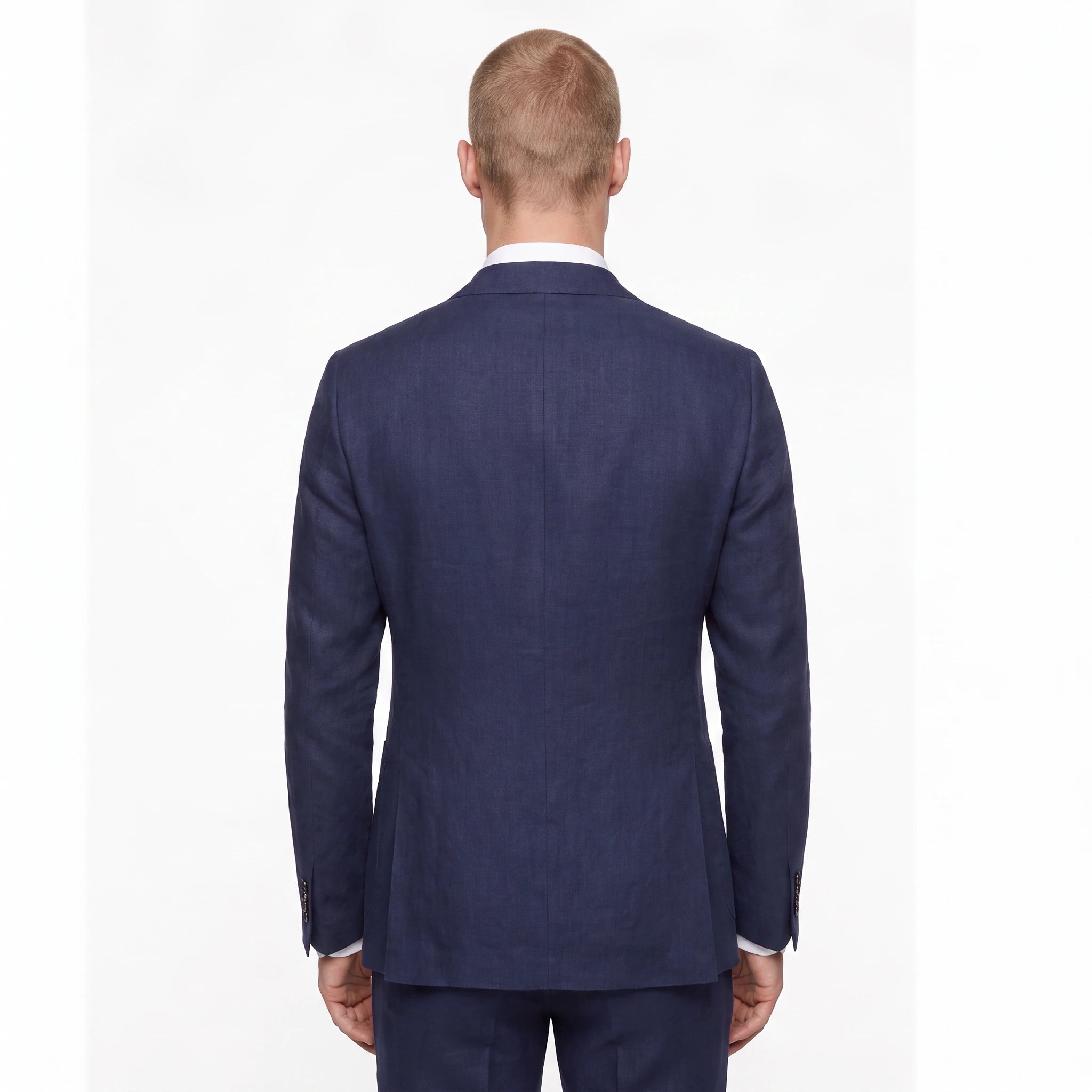 Riviera Linen Suit, Single Breasted