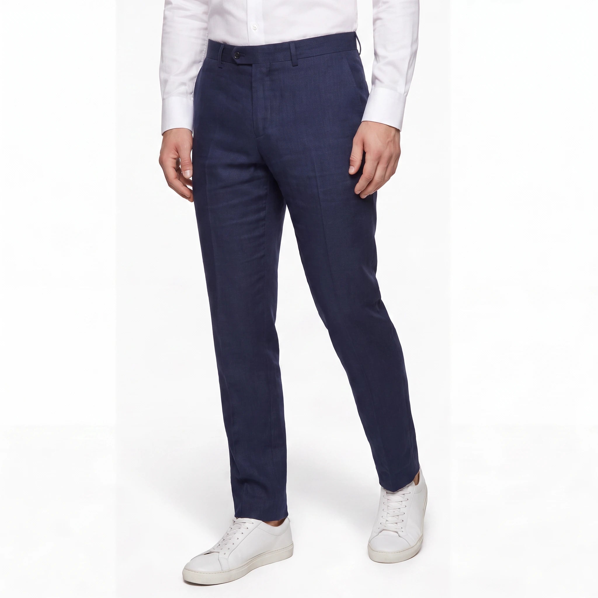 Riviera Linen Suit, Single Breasted