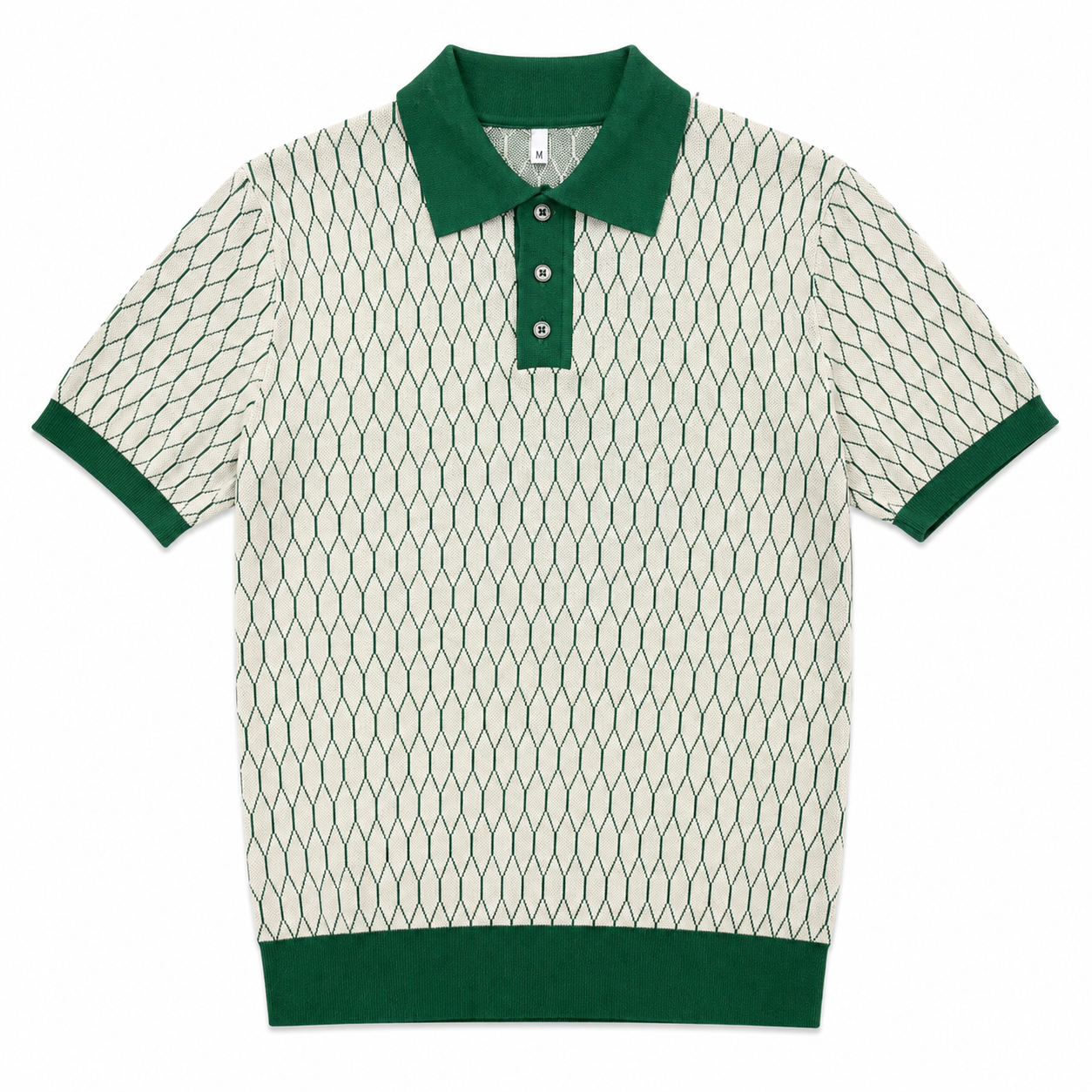 The Astoria Jacquard Knit Polo