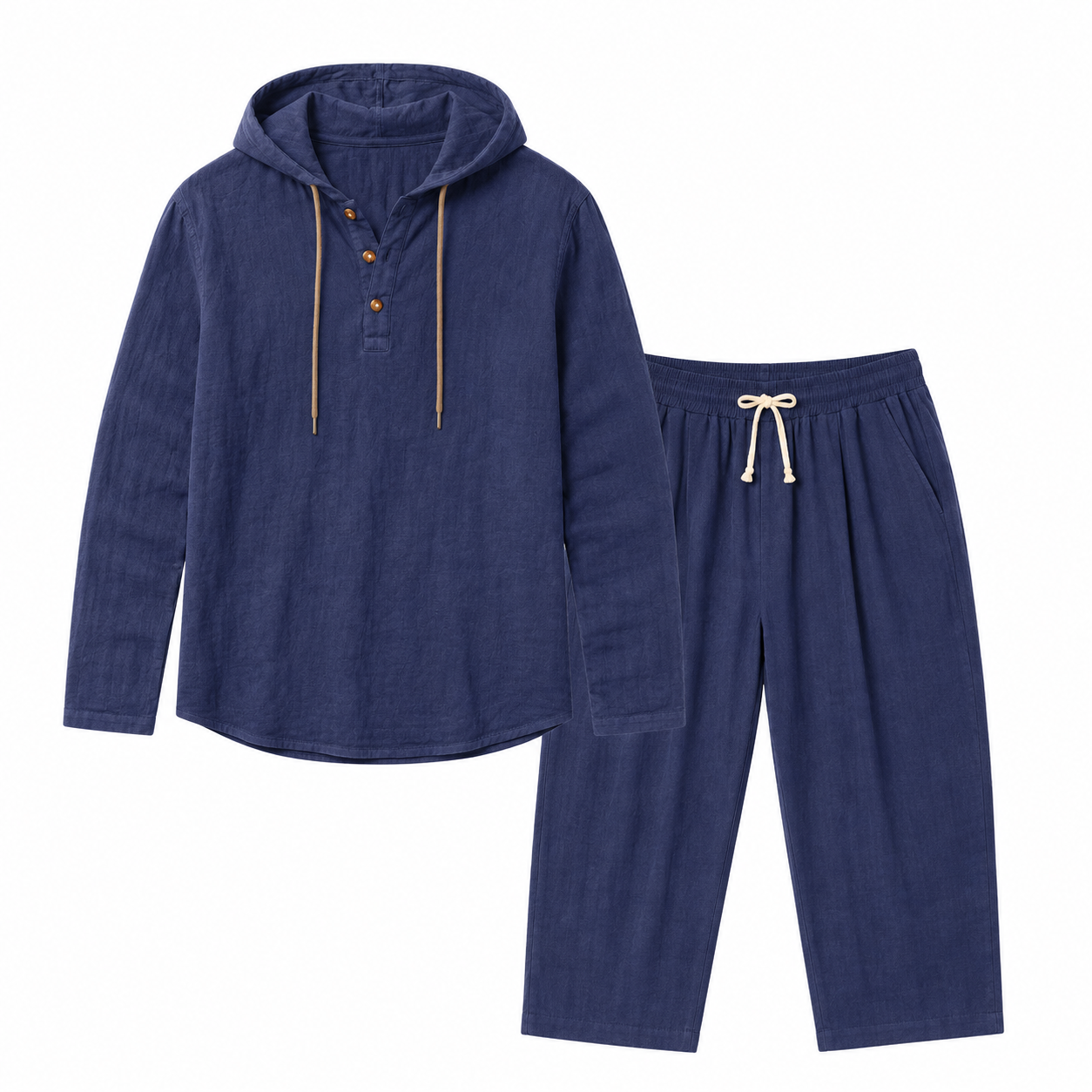 Barcelona Linen Henley Set