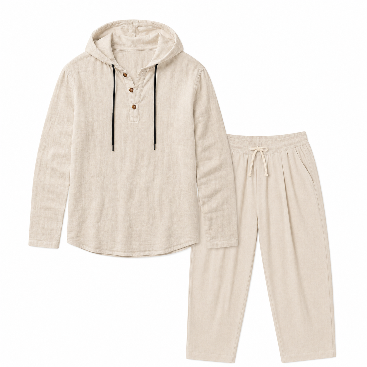Barcelona Linen Henley Set