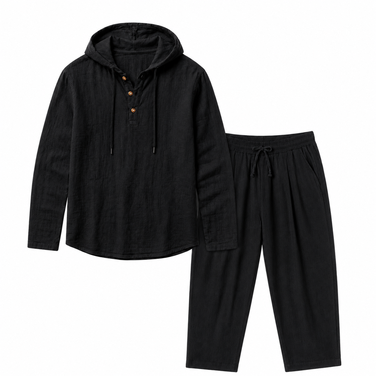 Barcelona Linen Henley Set