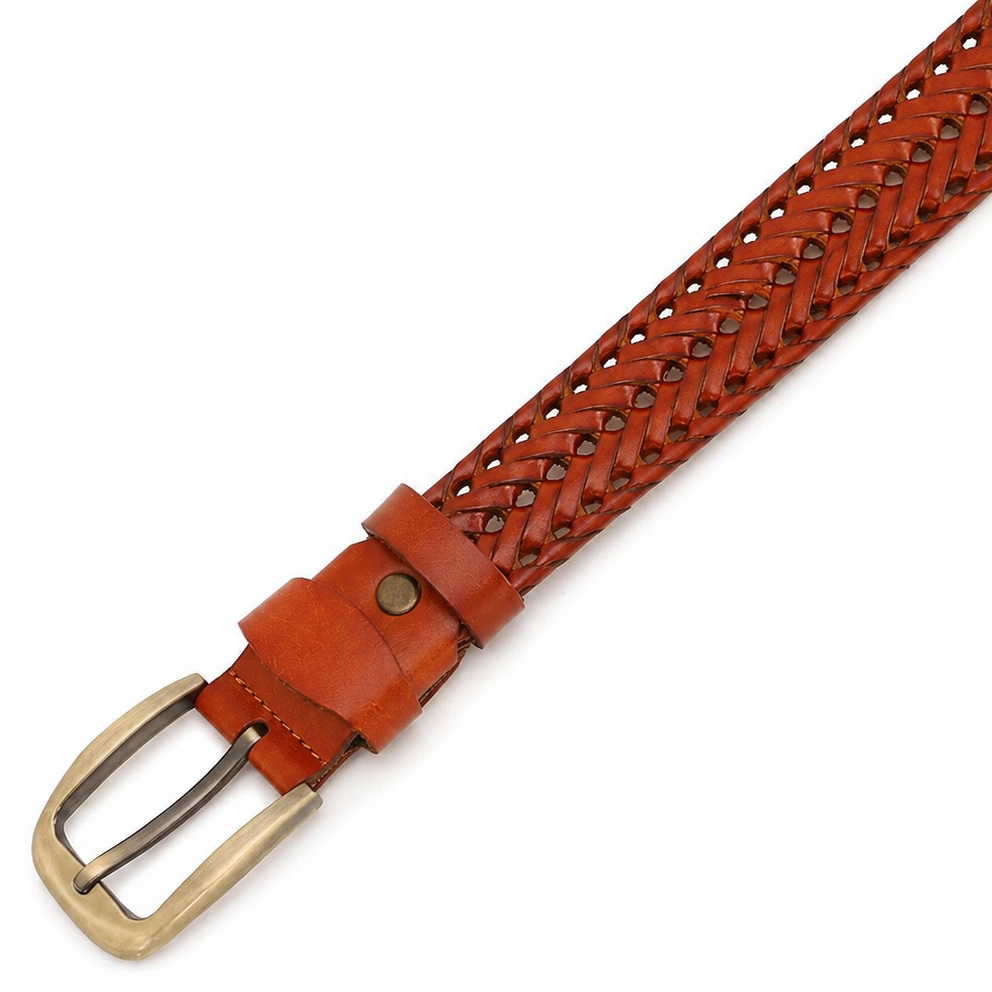 Bella Vista Woven Leather Belt