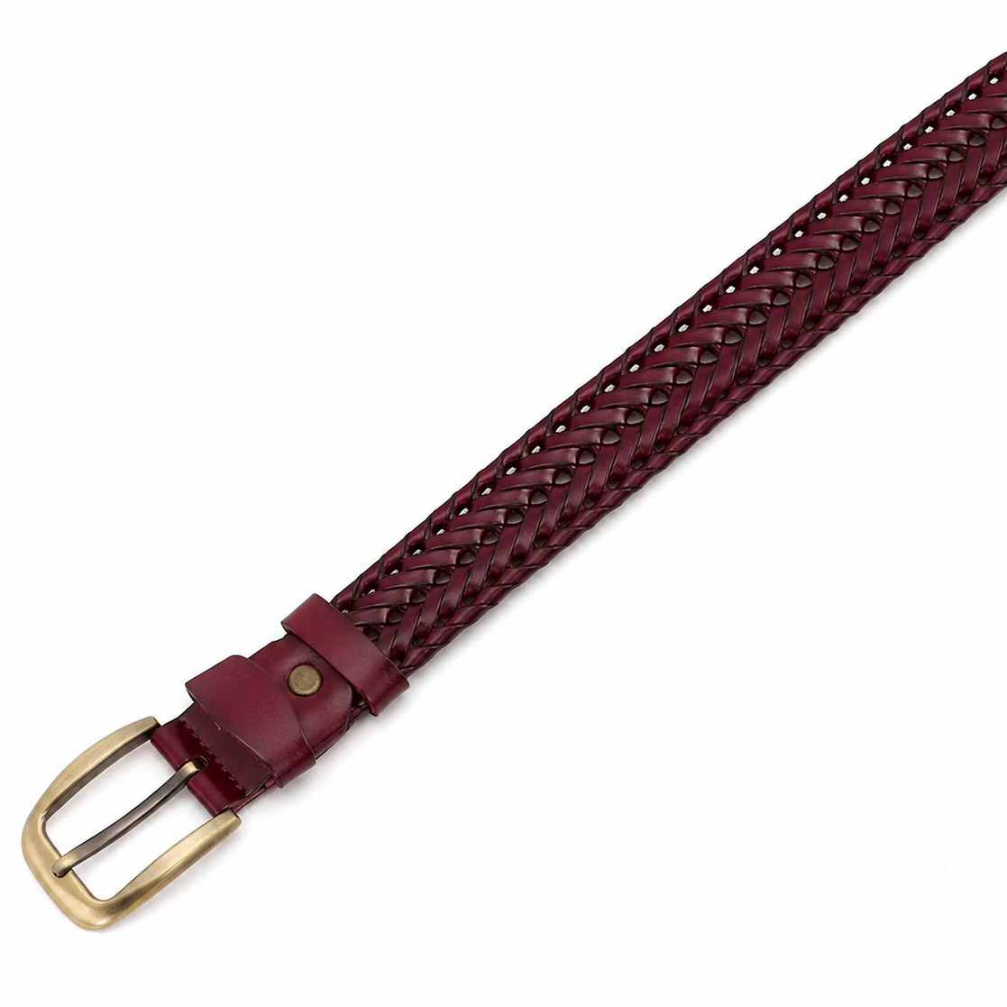 Bella Vista Woven Leather Belt