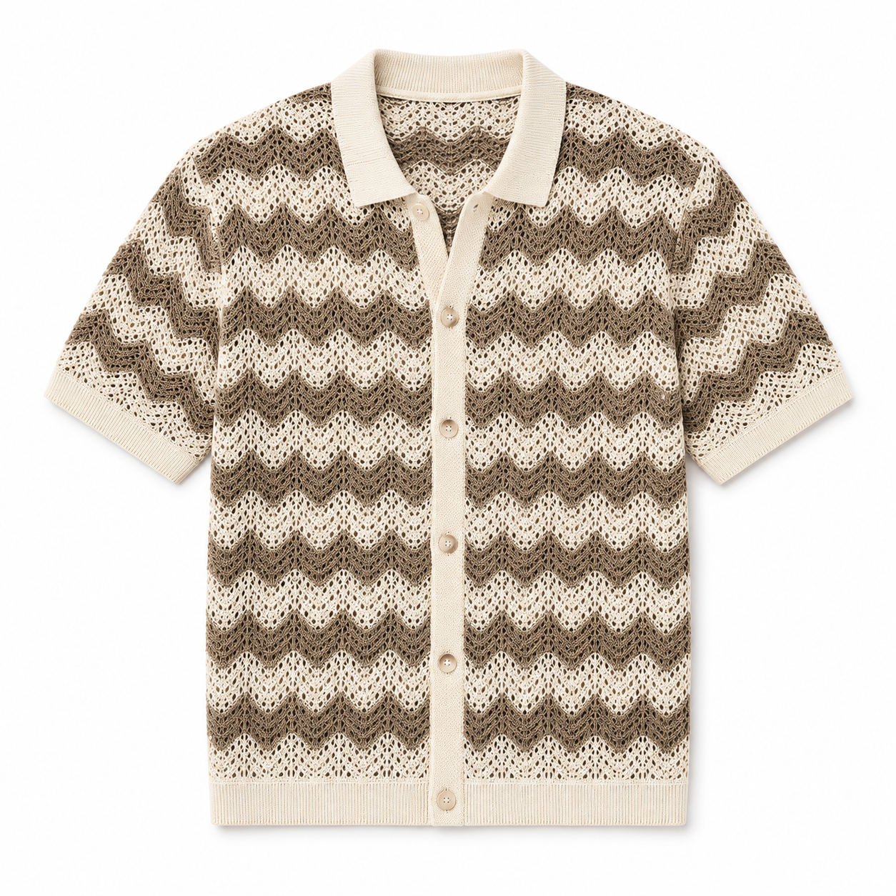 Mizzoni Knitted Button Down Polo