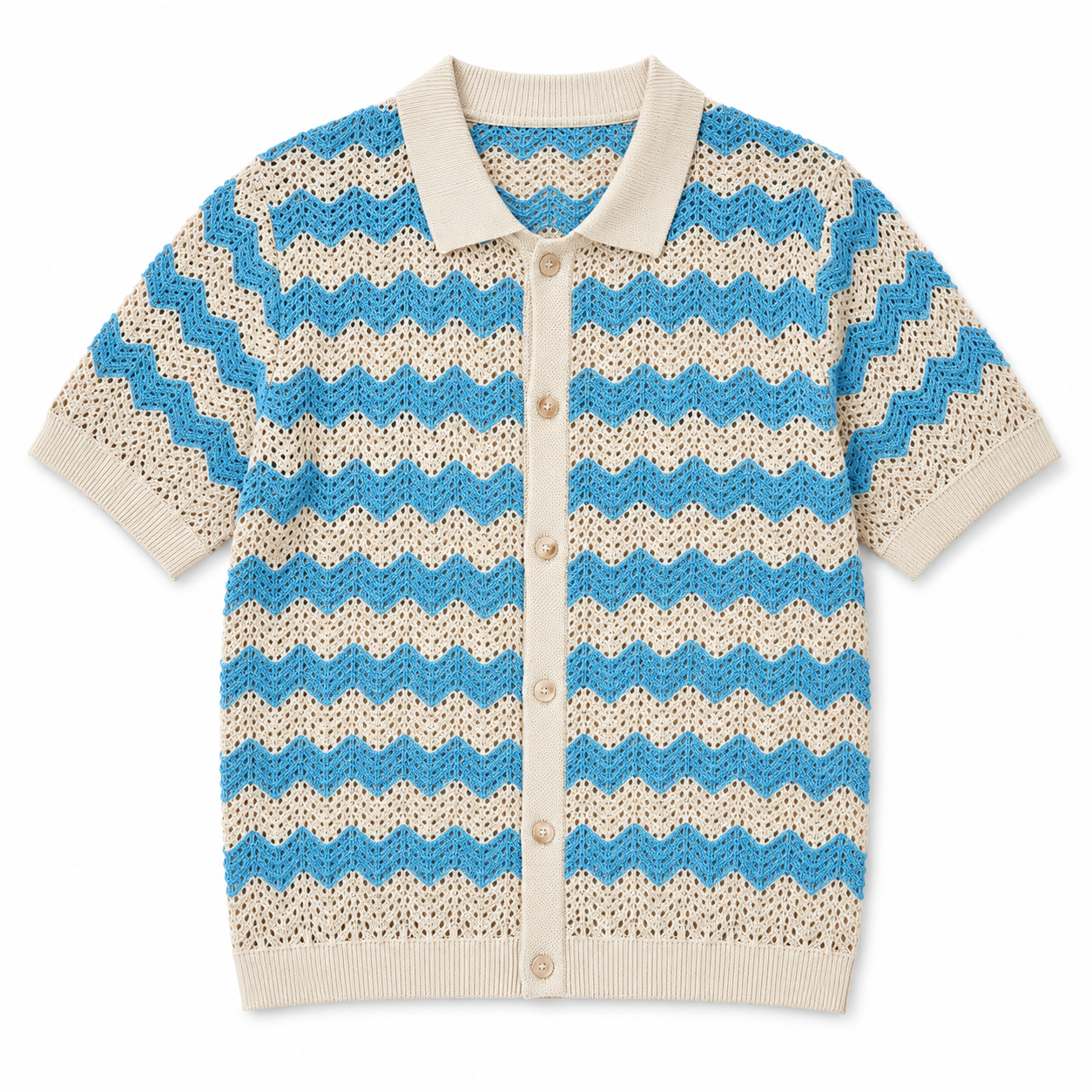 Mizzoni Knitted Button Down Polo