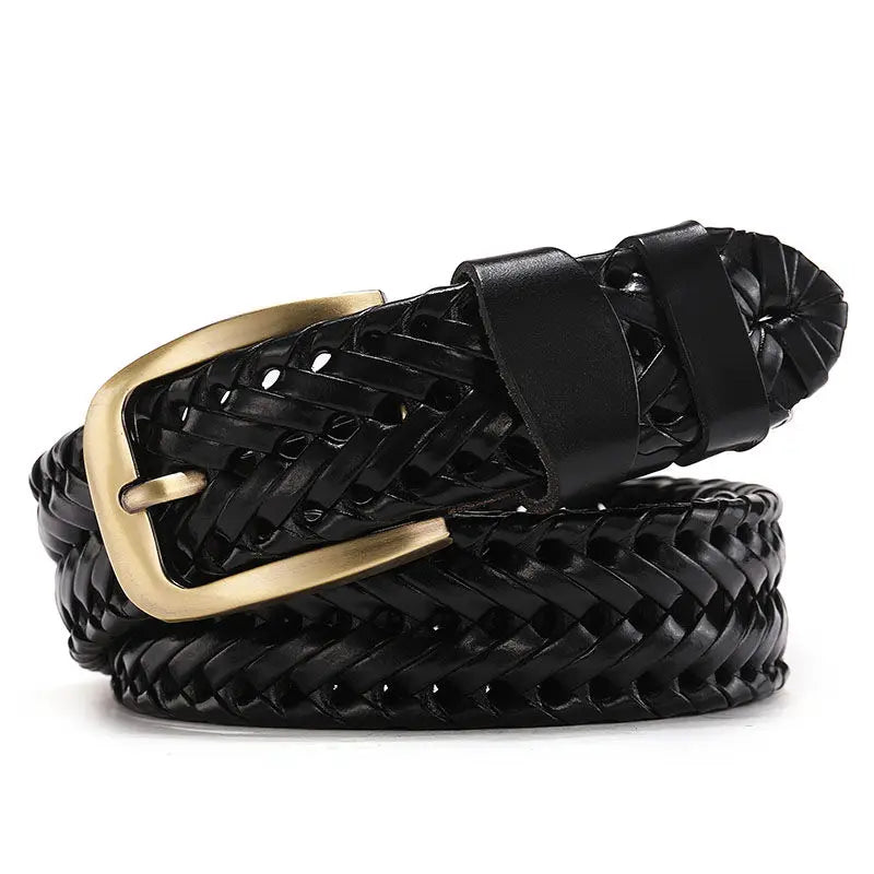 Bella Vista Woven Leather Belt