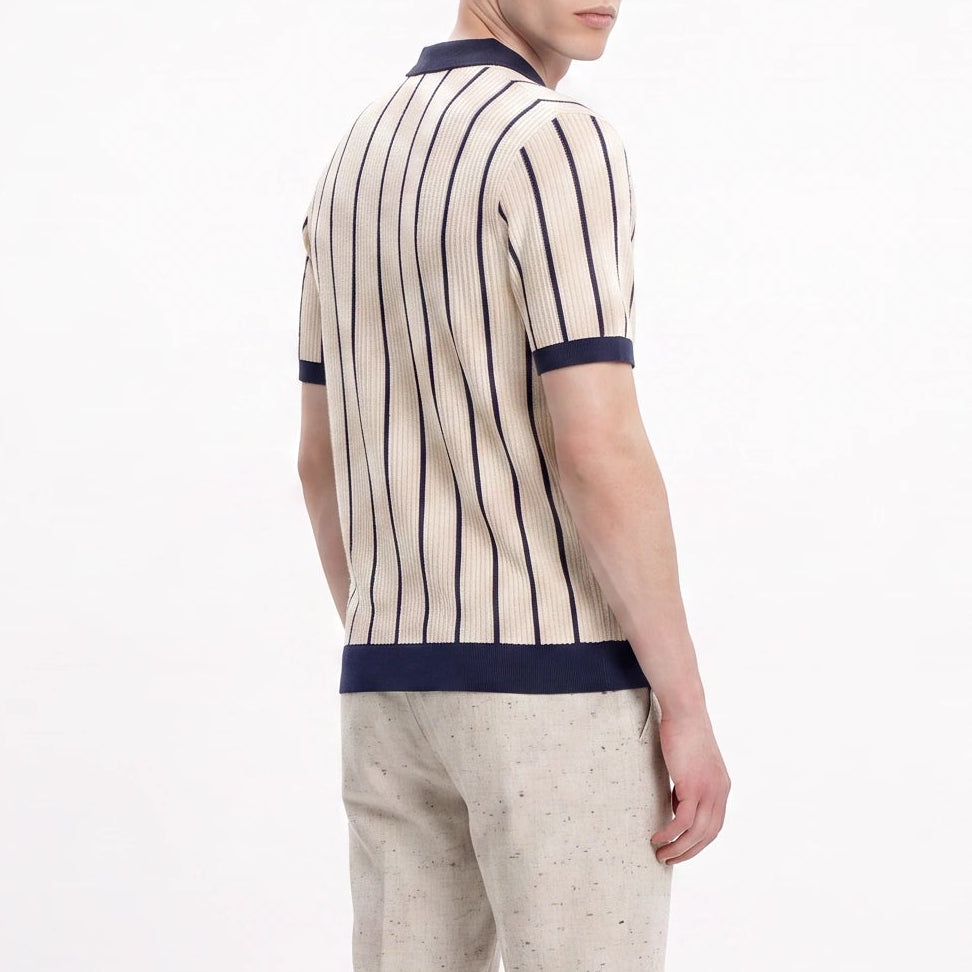 Southampton Knitted Button Down Polo