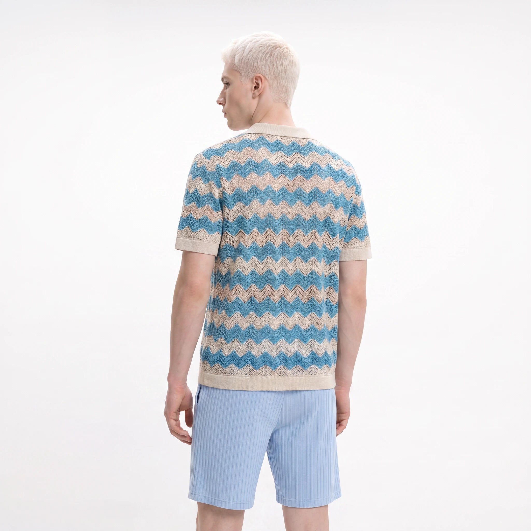 Mizzoni Knitted Button Down Polo