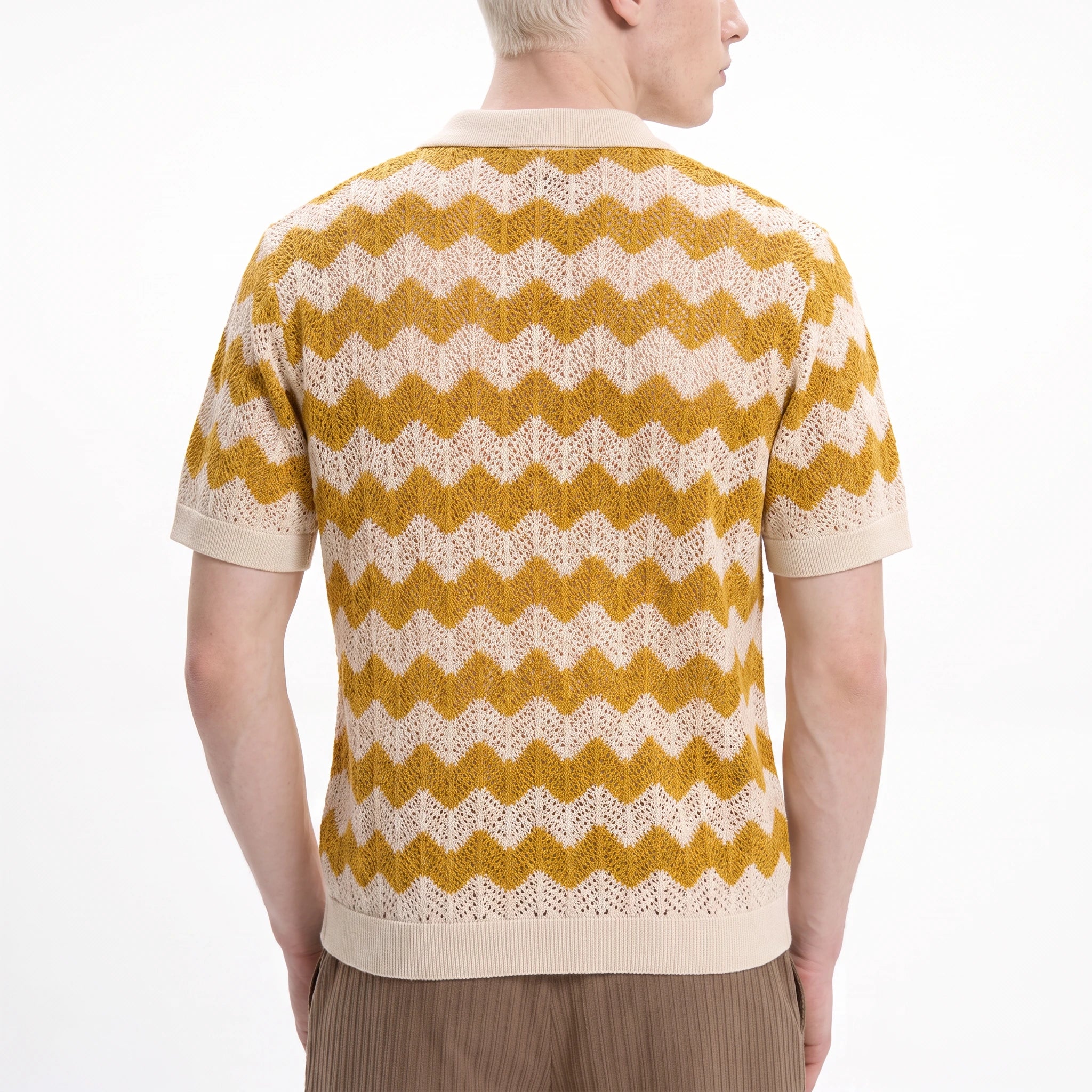 Mizzoni Knitted Button Down Polo