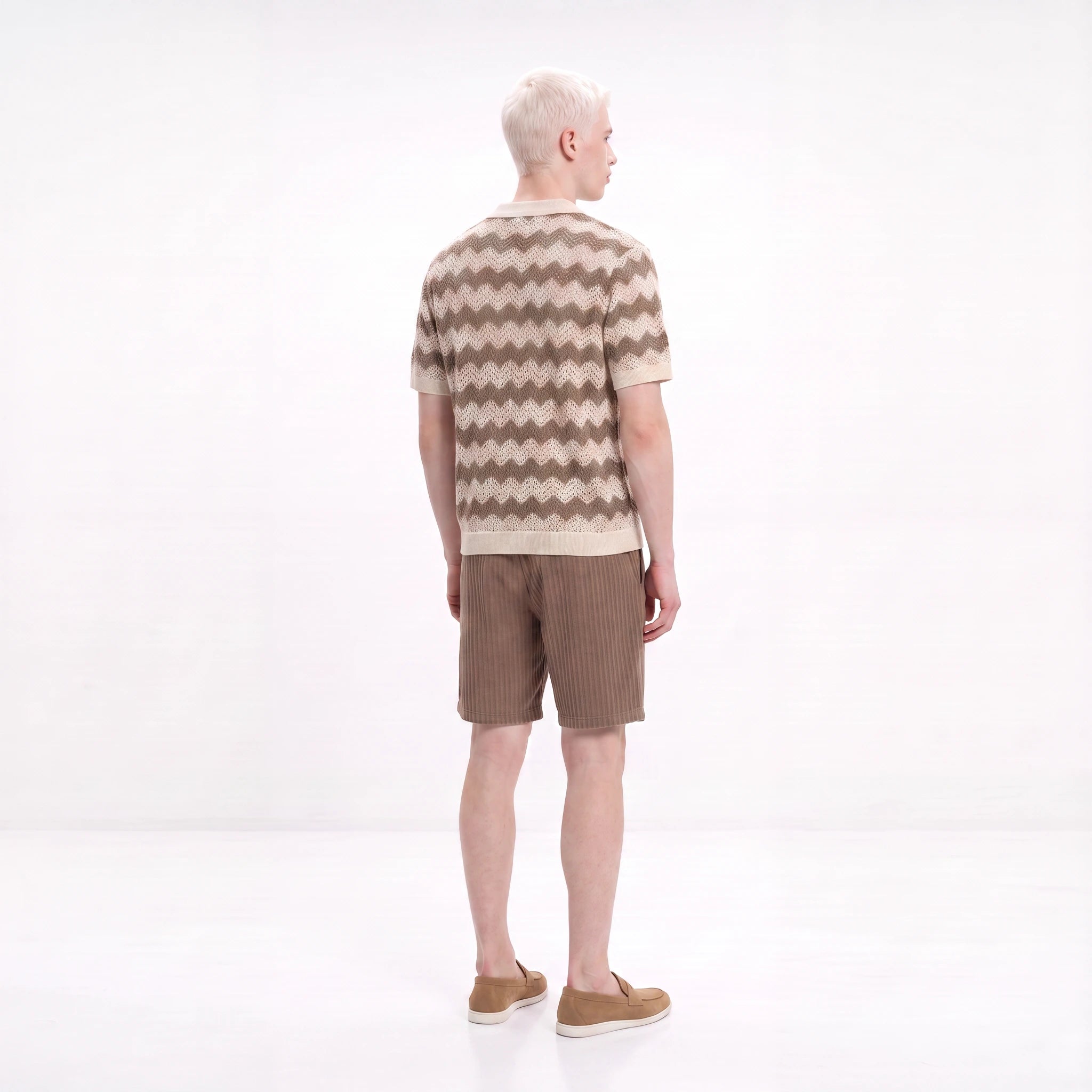 Mizzoni Knitted Button Down Polo