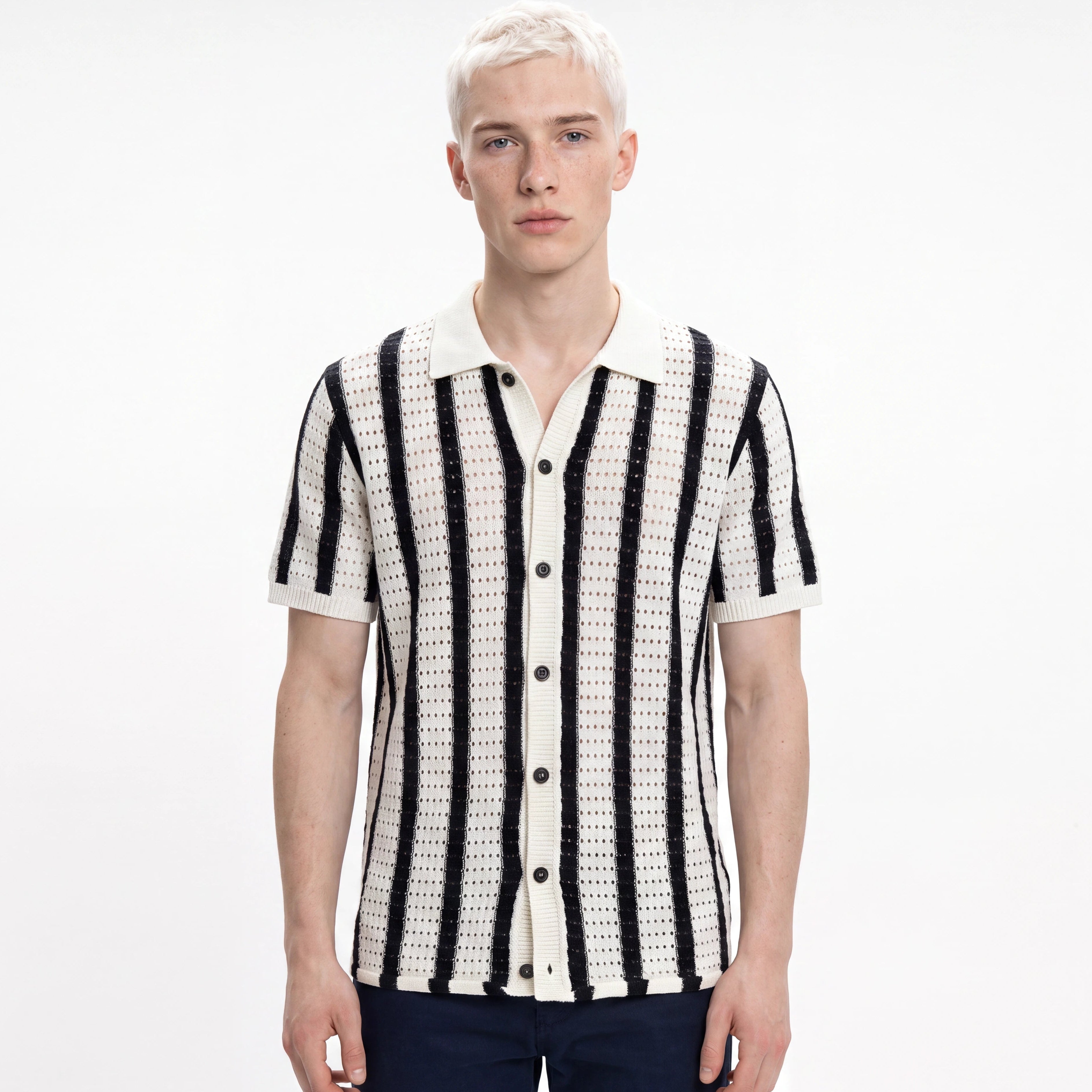 Palermo Knitted Button Down Polo