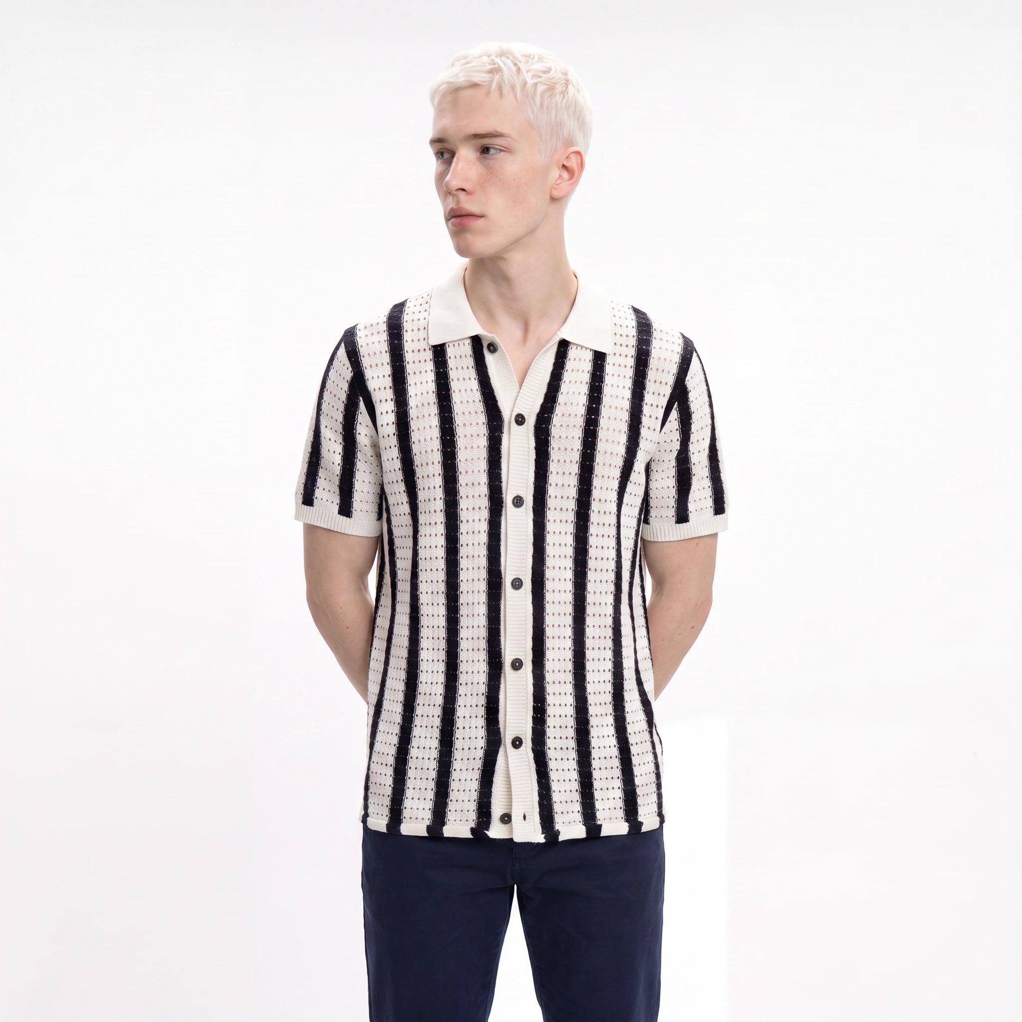 Palermo Knitted Button Down Polo