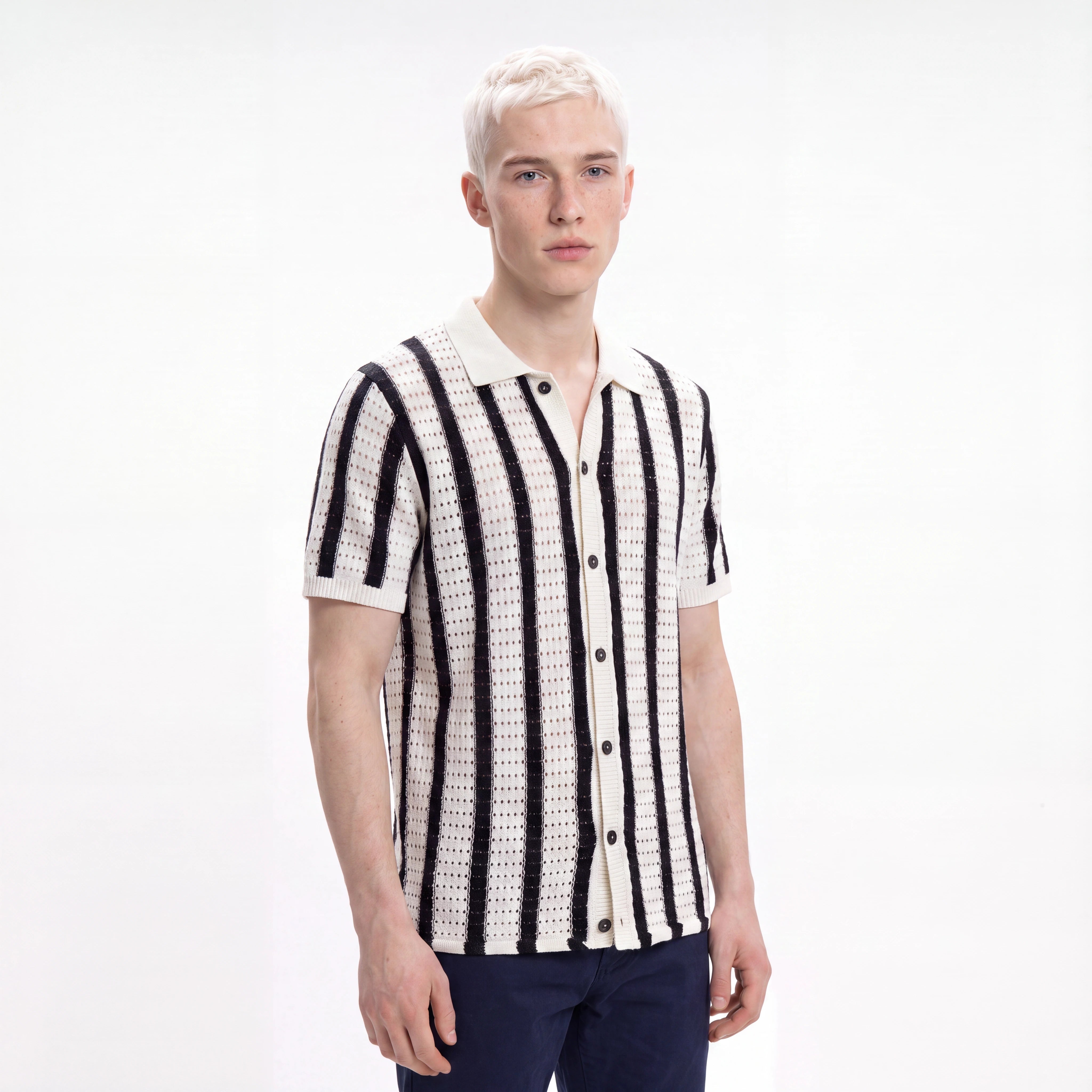 Palermo Knitted Button Down Polo
