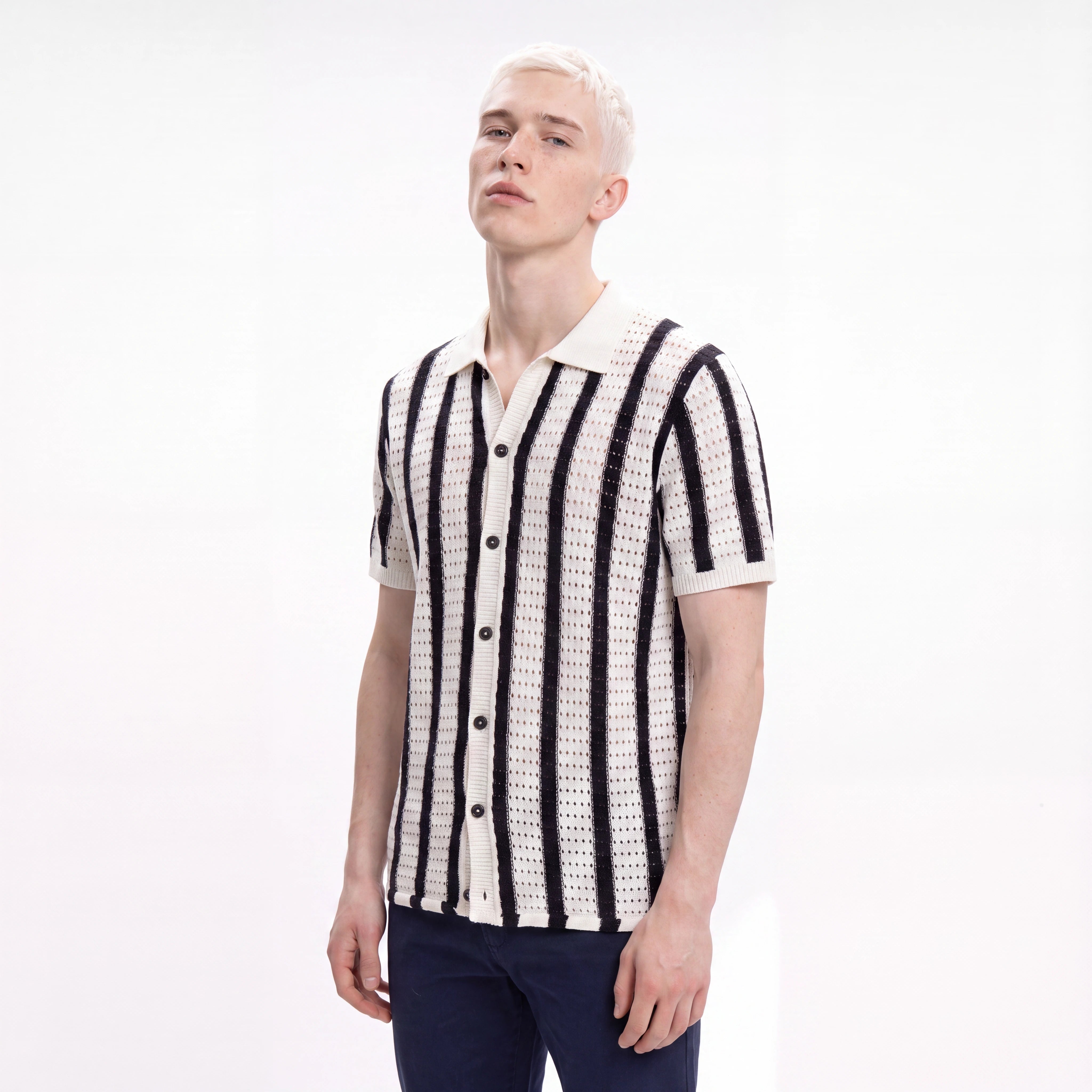 Palermo Knitted Button Down Polo