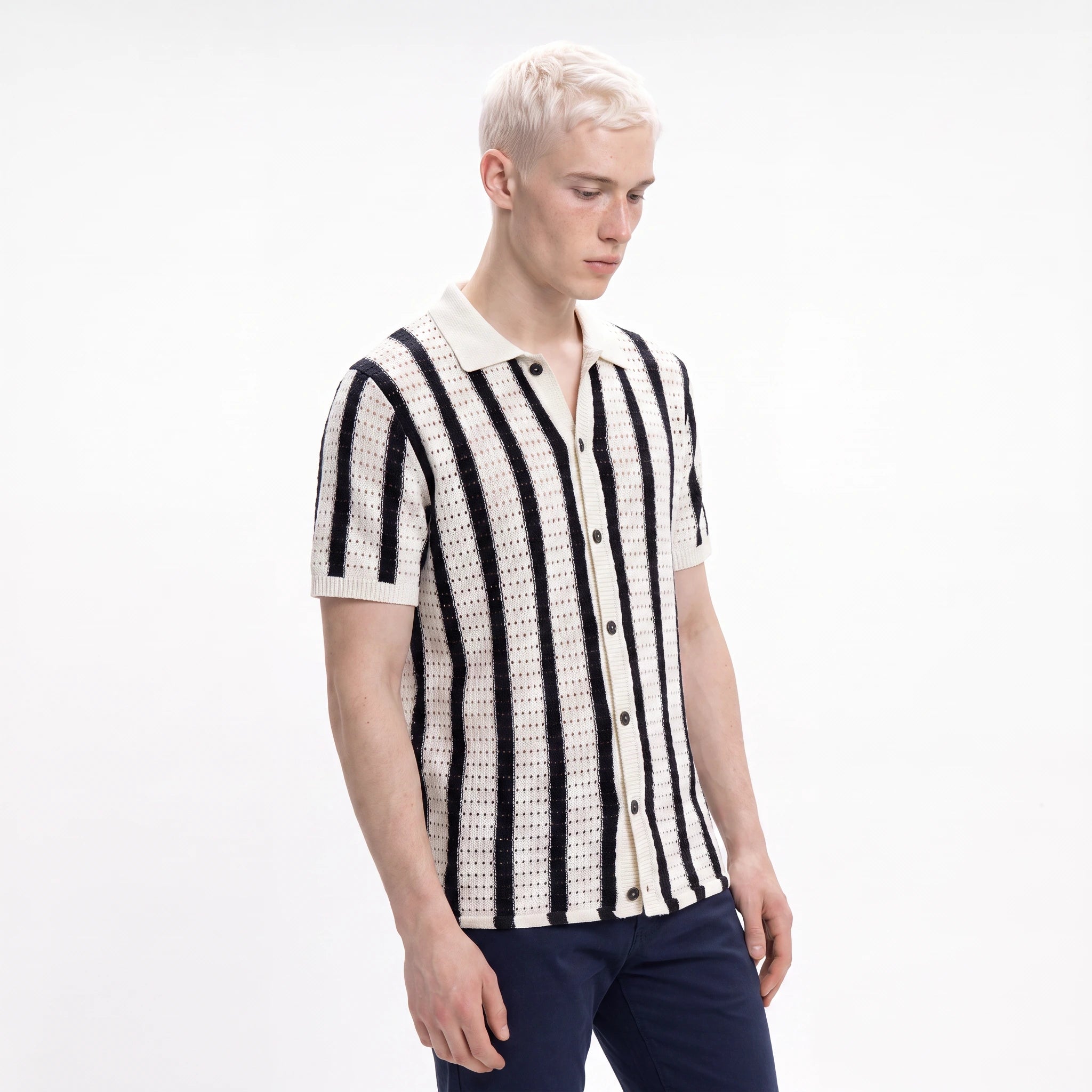 Palermo Knitted Button Down Polo