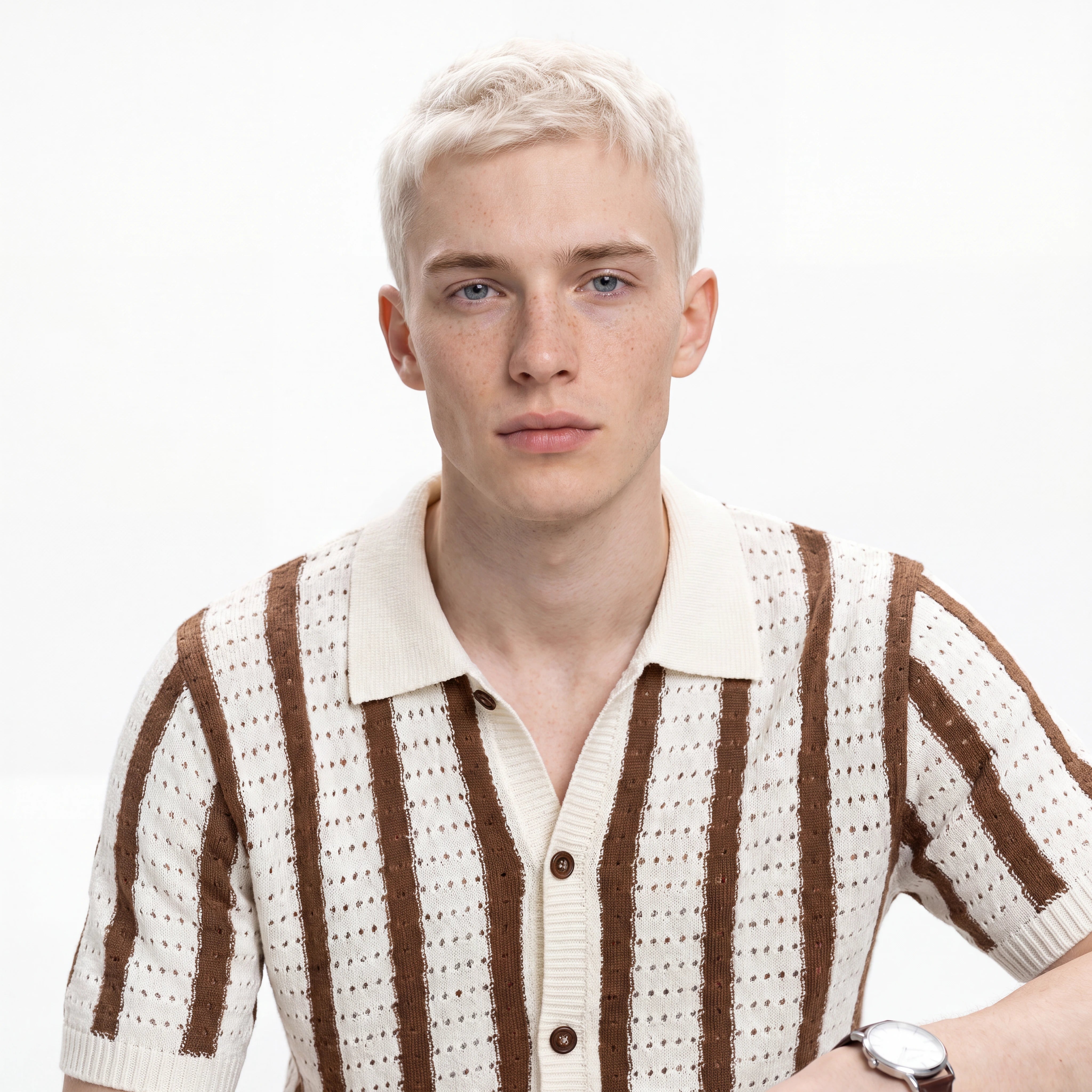 Palermo Knitted Button Down Polo