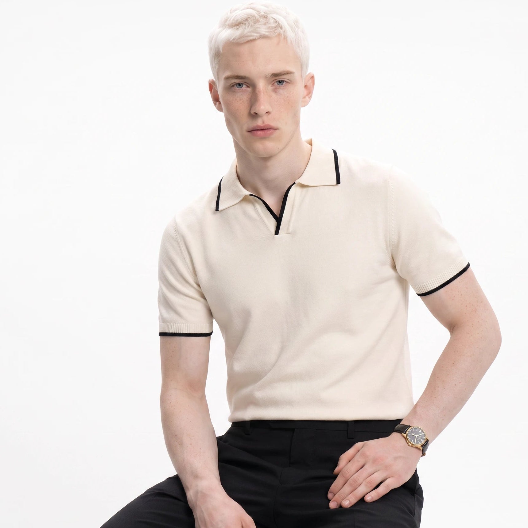 Newport Knitted Polo