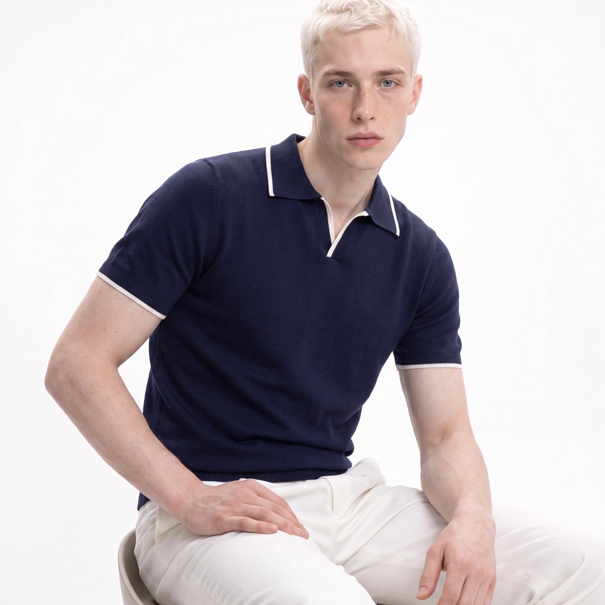 Newport Knitted Polo