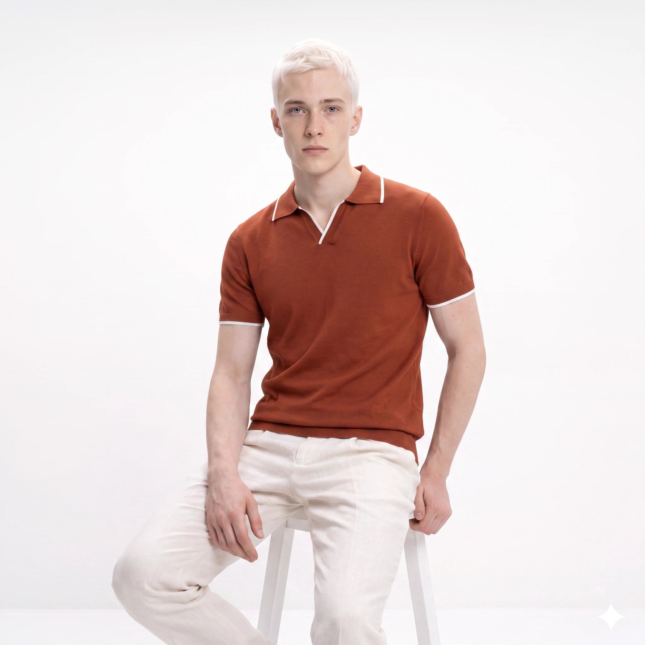 Newport Knitted Polo