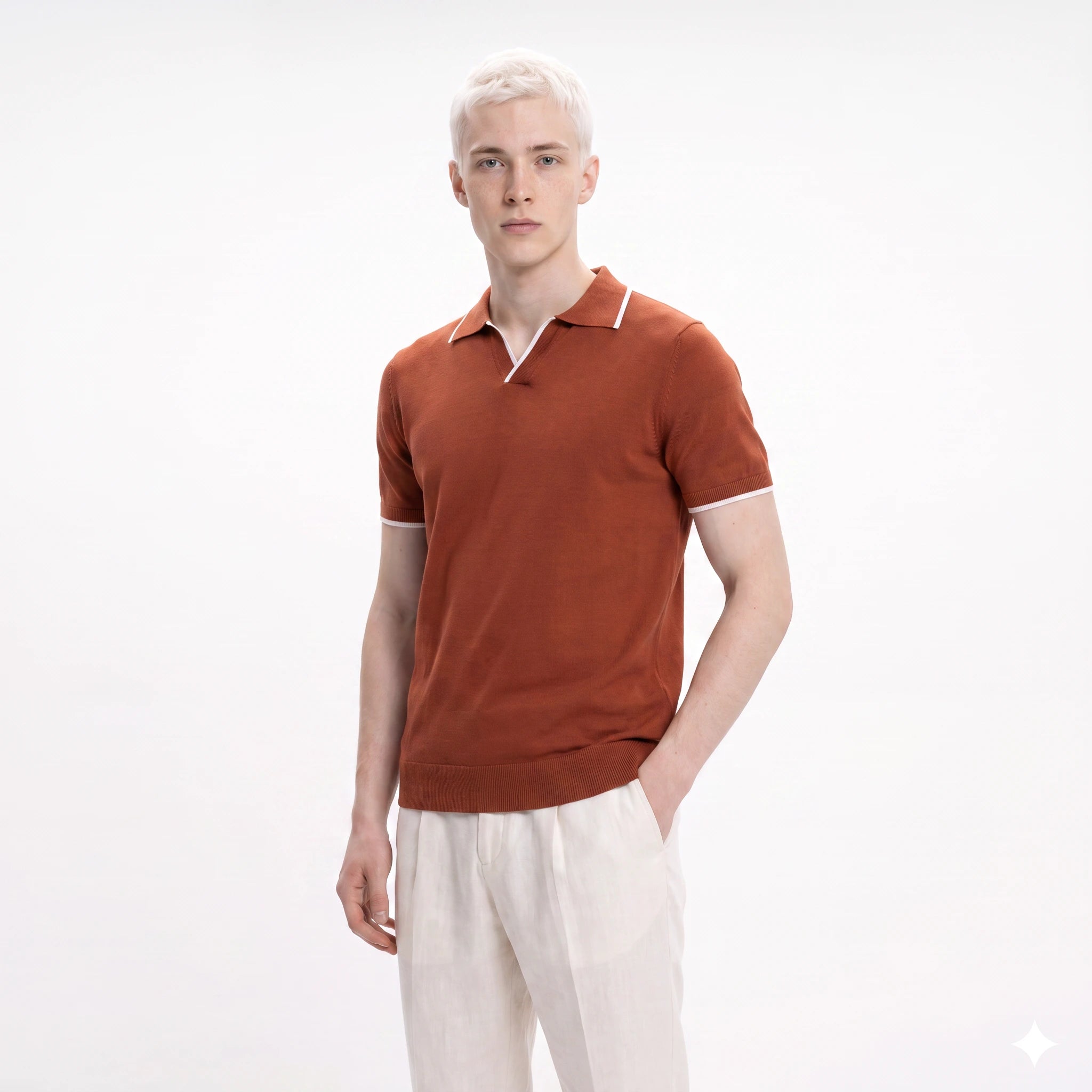 Newport Knitted Polo