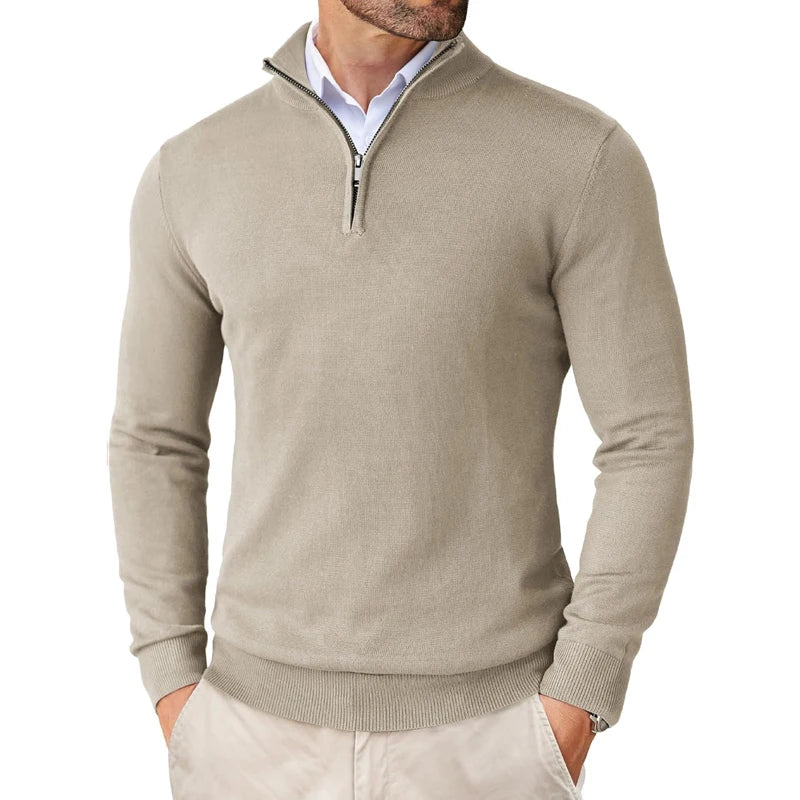 Palm Cove Quarter Zip Knitted Sweater