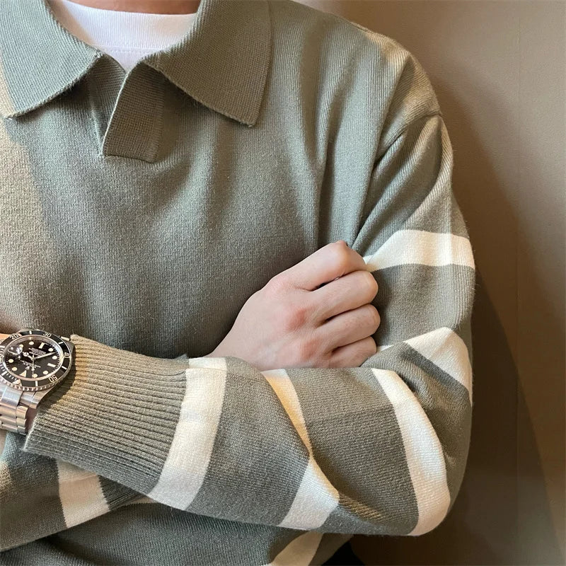 Santiago Long Sleeve Polo Knit