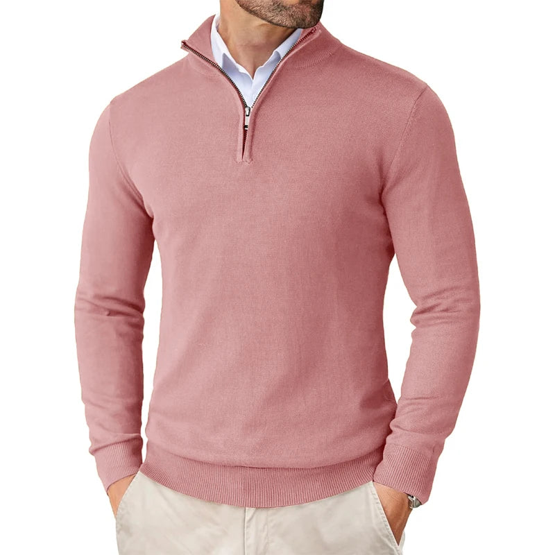 Palm Cove Quarter Zip Knitted Sweater