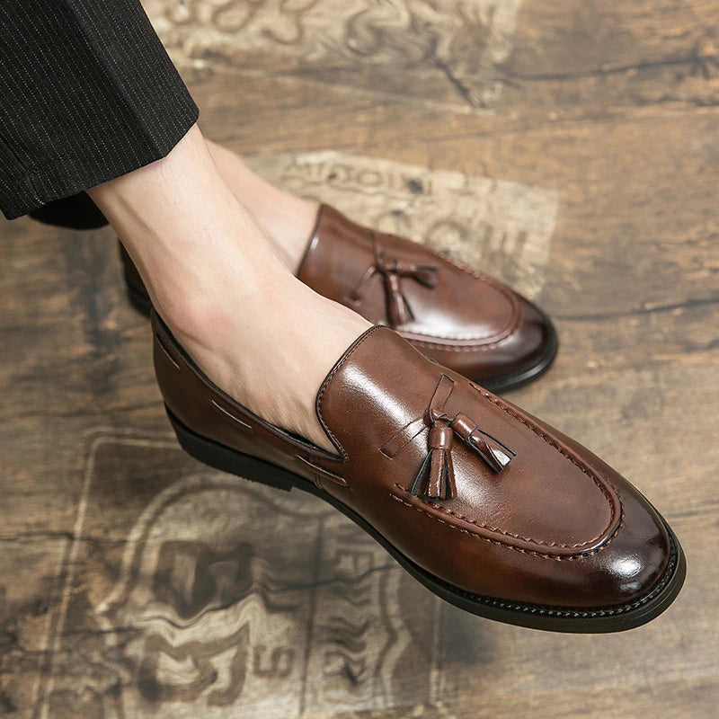 Nocta Patent Leather Tassel Loafer