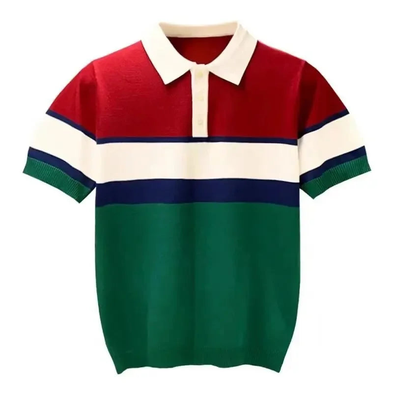 Antala Knitted Polo Top